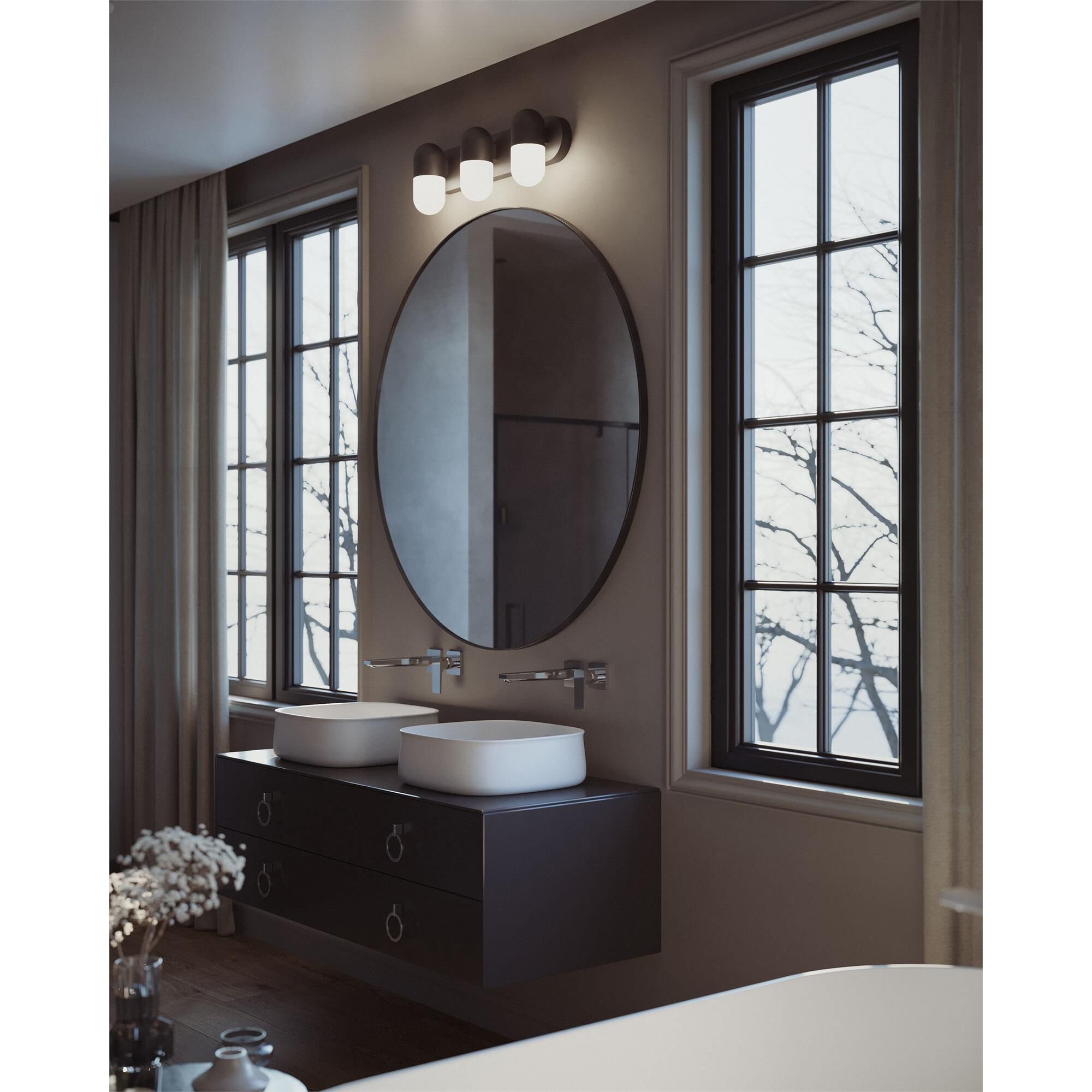 Shown in Black finish
