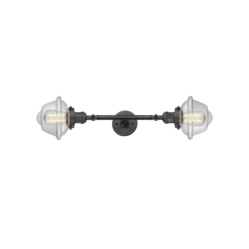 Bruno Marashlian Small Oxford 17 Inch 2 Light Bath Vanity Light by Innovations Lighting
