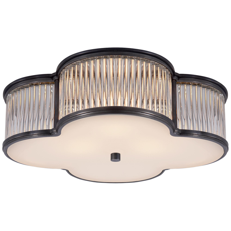 Alexa Hampton Basil 17 Inch 3 Light Flush Mount by Visual Comfort Signature Collection