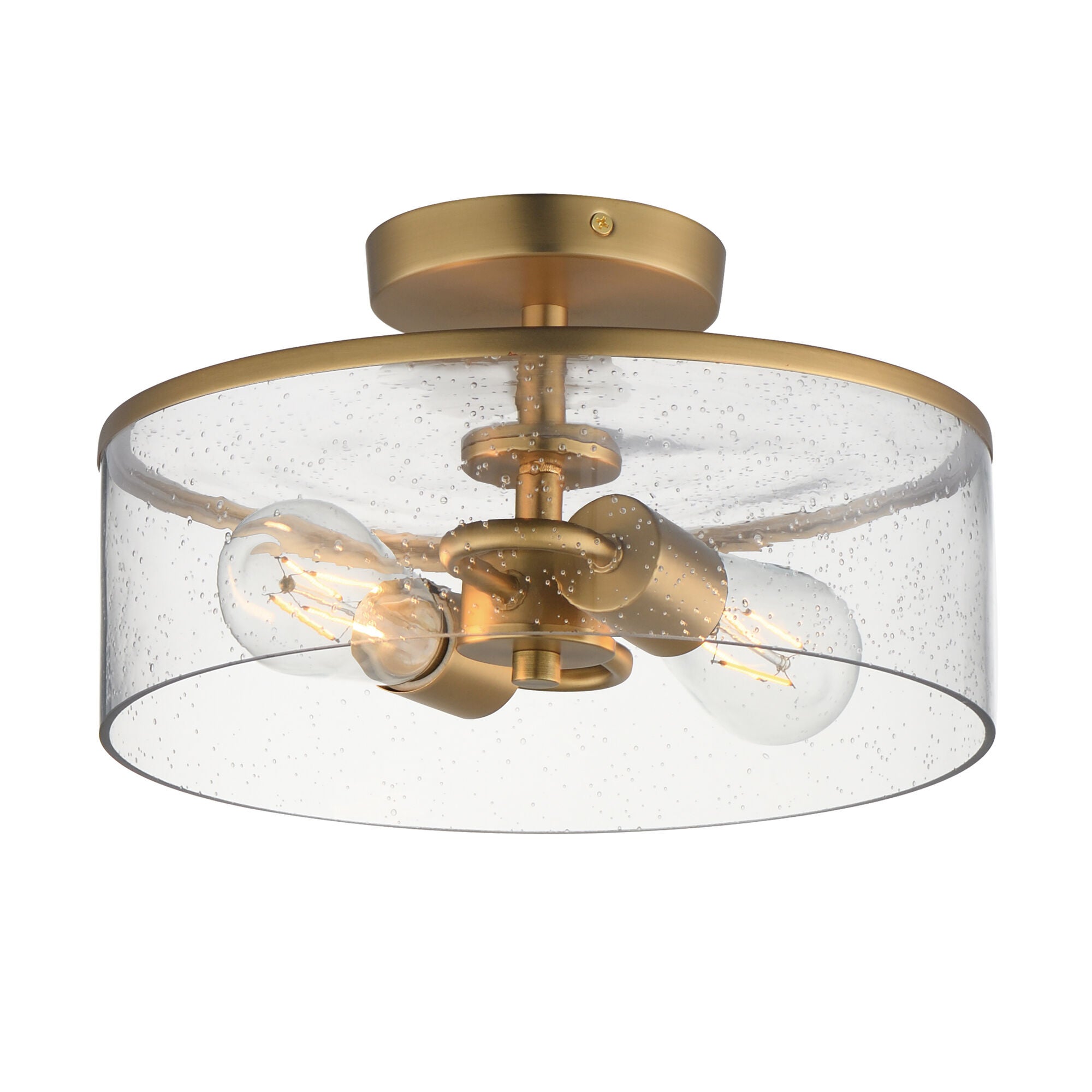 Livingston 12 Inch Semi Flush Mount,