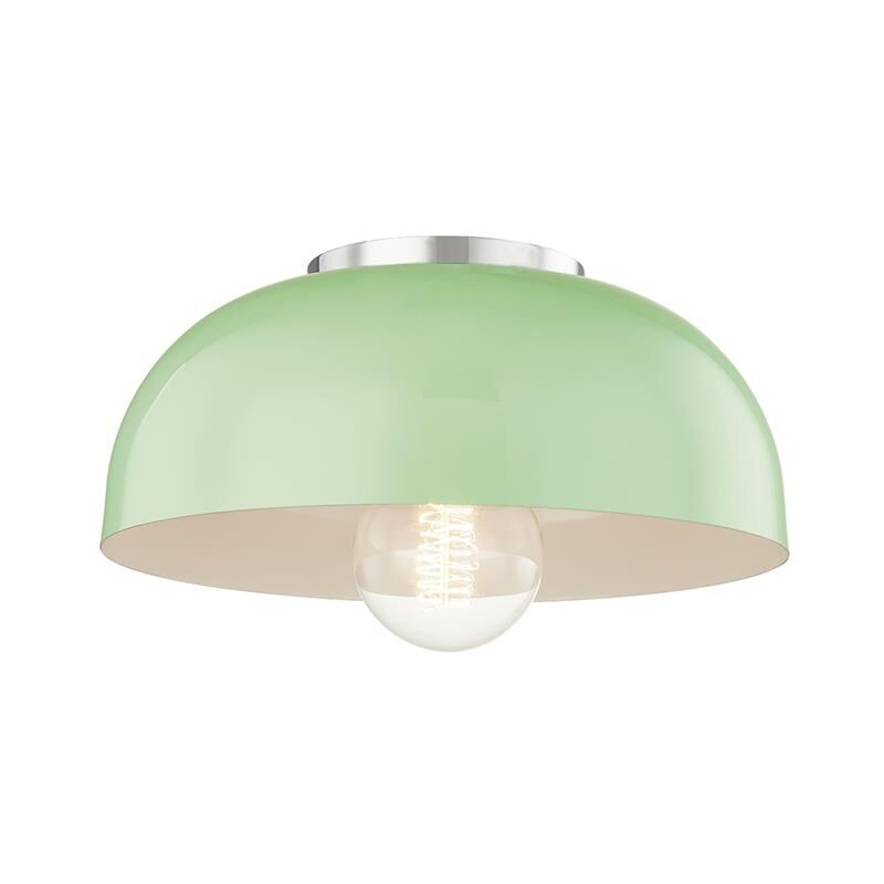 Shown in Polished Nickel-Mint finish and Mint Metal shade 