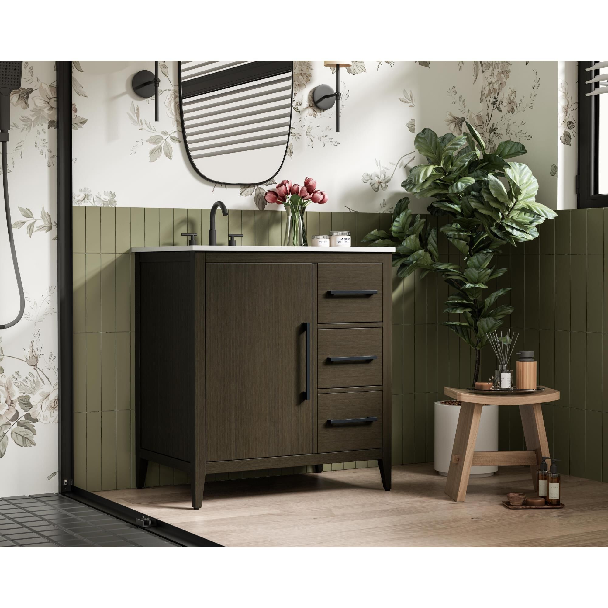 Millie 32 Inch Bath Vanity by Elegant Dcor