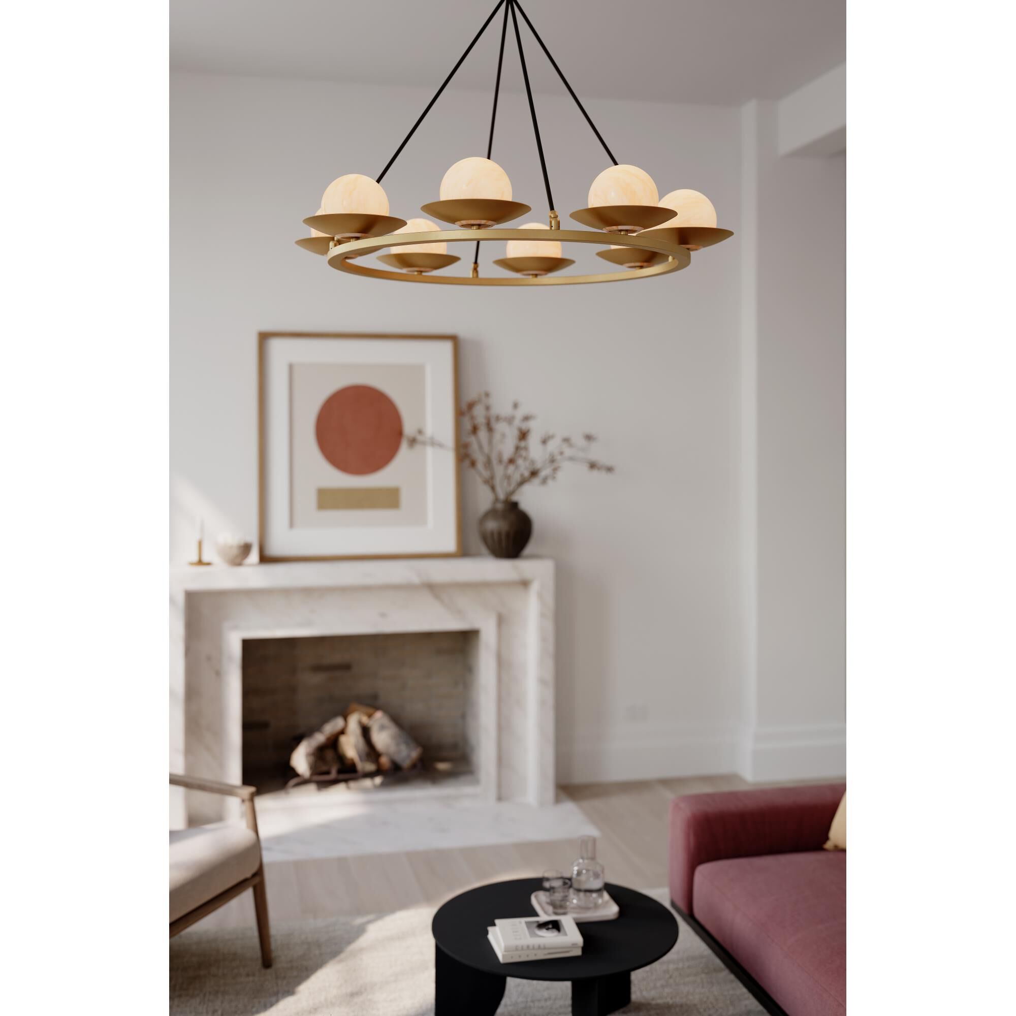 Olenne 42 Inch Large Pendant by Minka Lavery