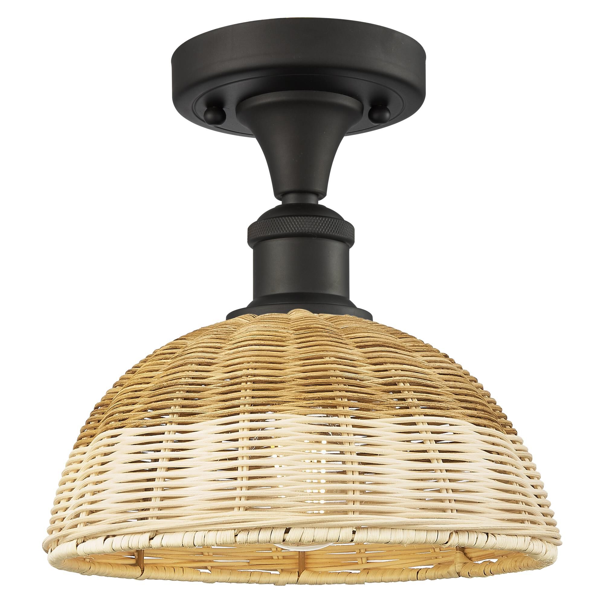 Bruno Marashlian Bristol Natural II 9 Inch Semi Flush Mount by Innovations Lighting