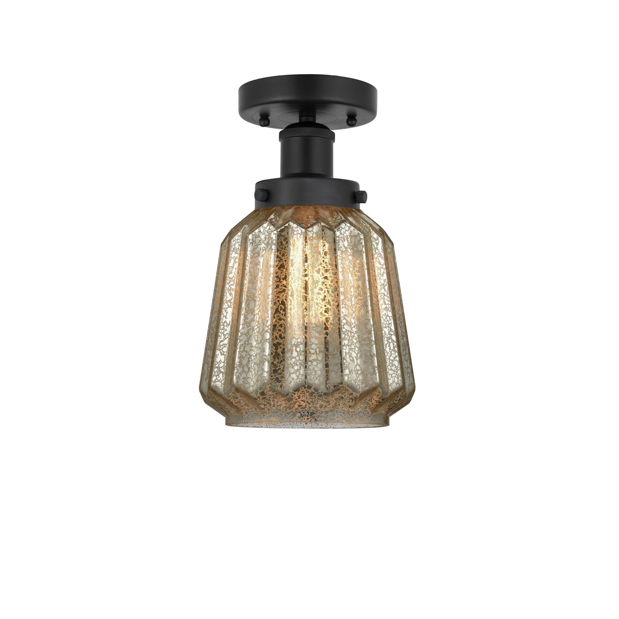Bruno Marashlian Chatham 6 Inch 1 Light Semi Flush Mount by Innovations Lighting
