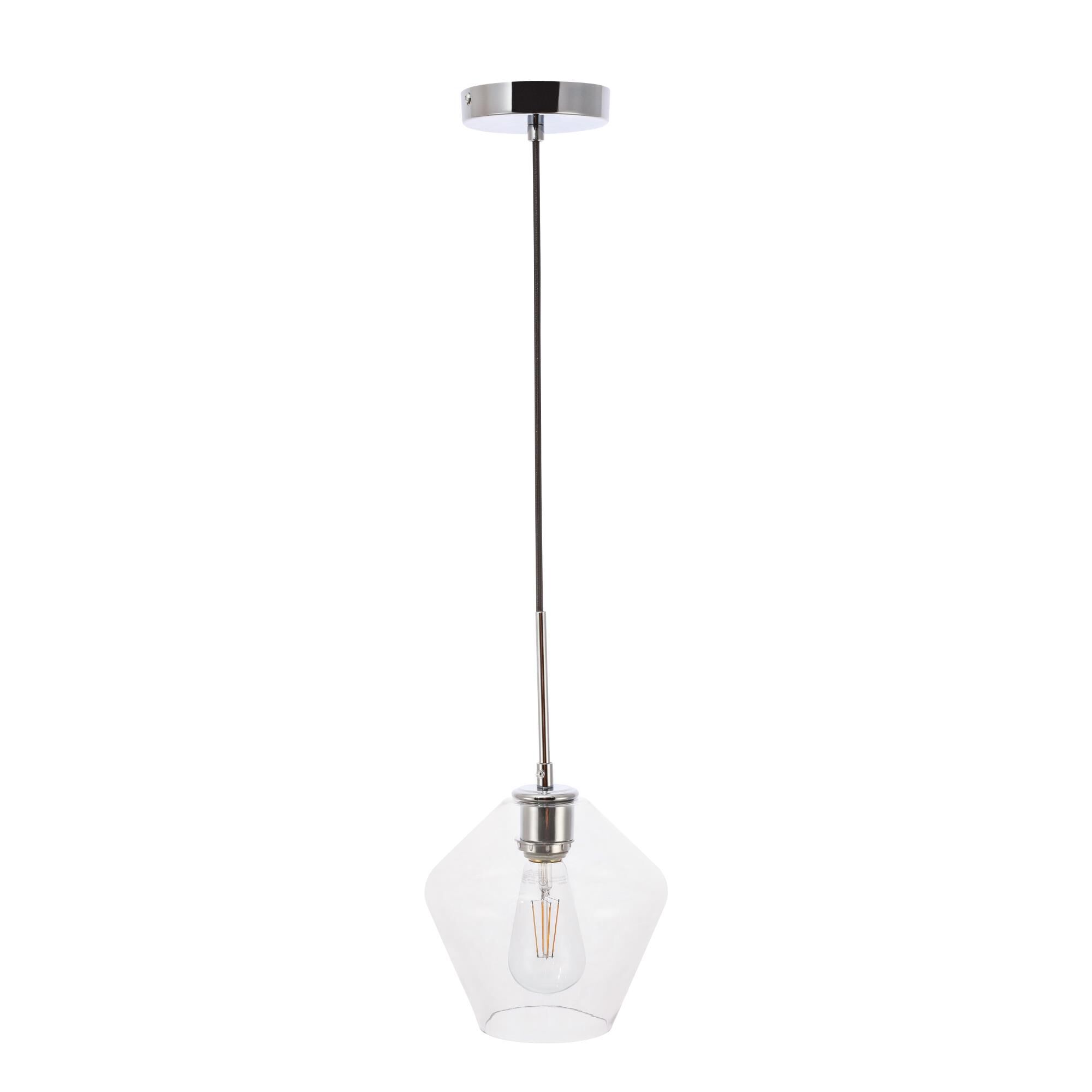 Gene 8 Inch Mini Pendant by Elegant Lighting