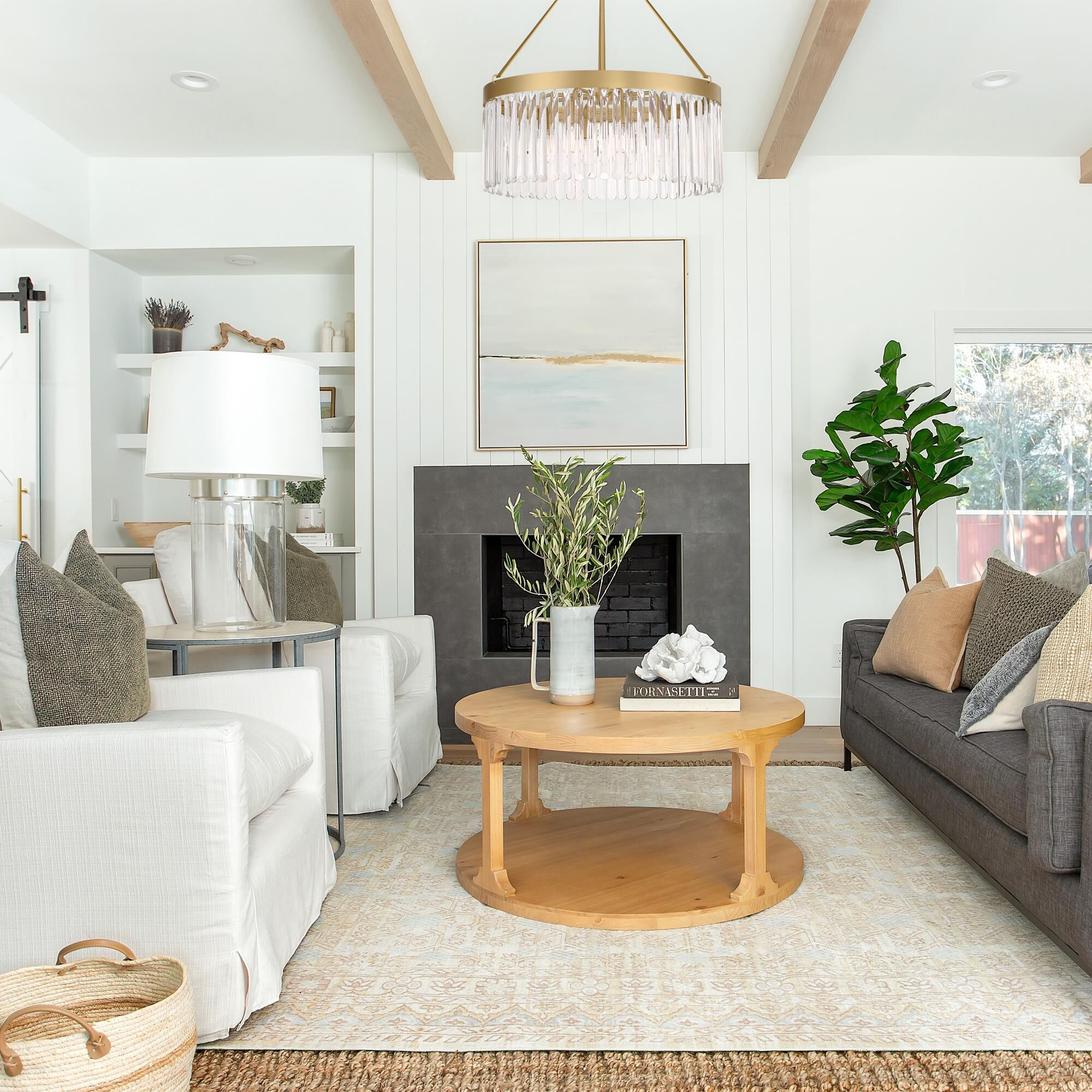 Emory 24 Inch 8 Light Chandelier by Crystorama