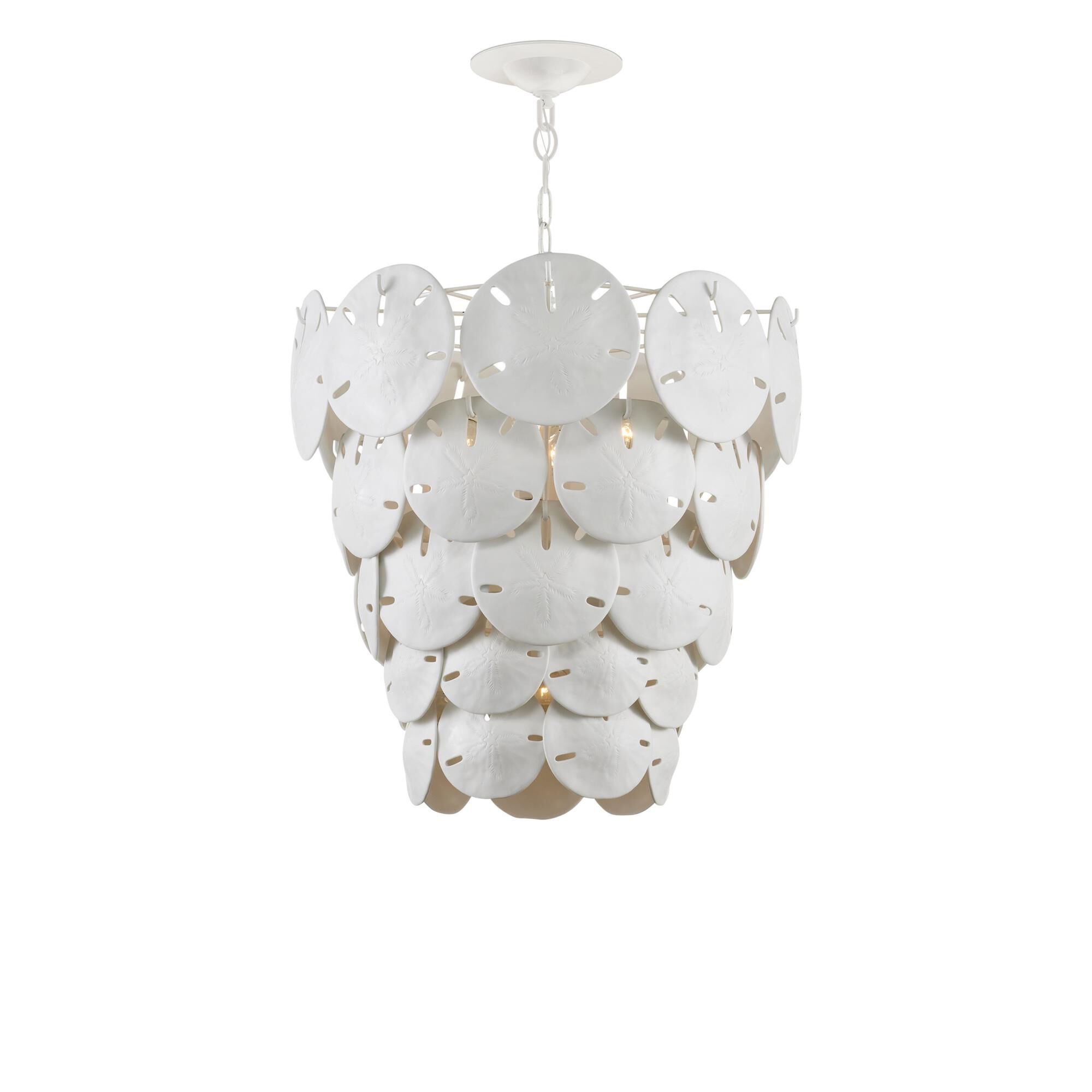 Marjorie Skouras Collection Tulum 20 Inch 5 Light Mini Chandelier by Currey and Company