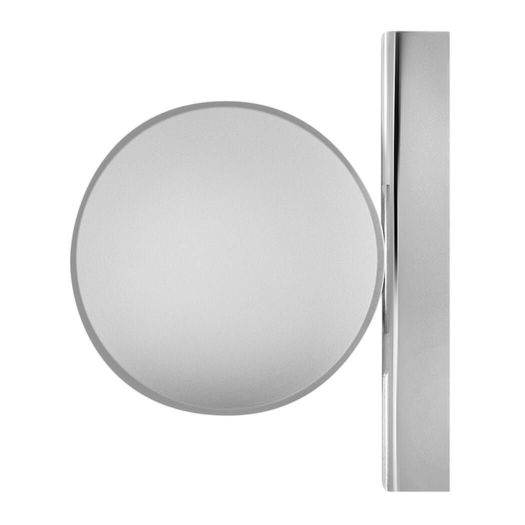Shown in Polished Nickel with Lacquered Brass Accents finish and Etched Opal glass
