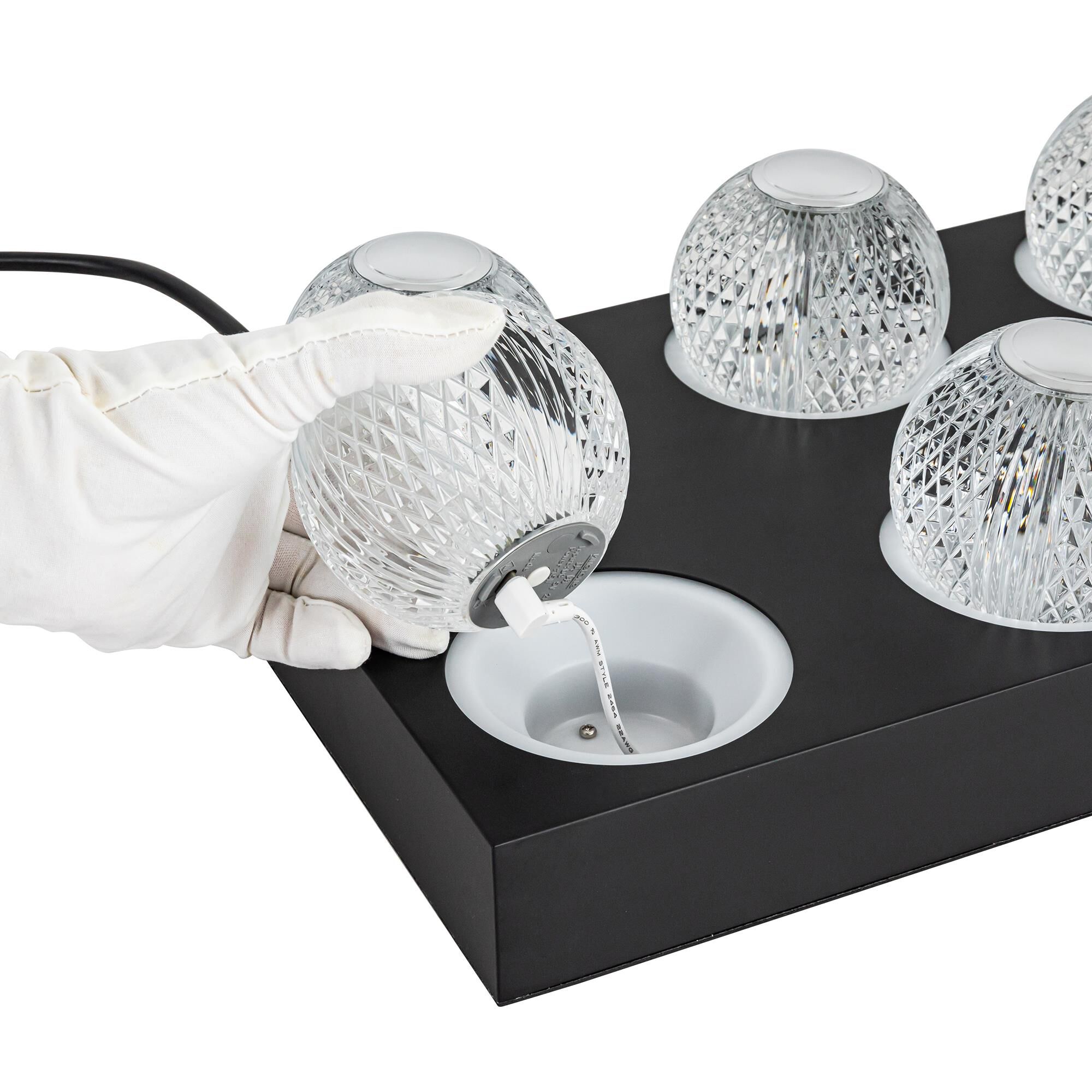 Marni 8-unit Black Charging Station Other Home Accent by Alora Lighting