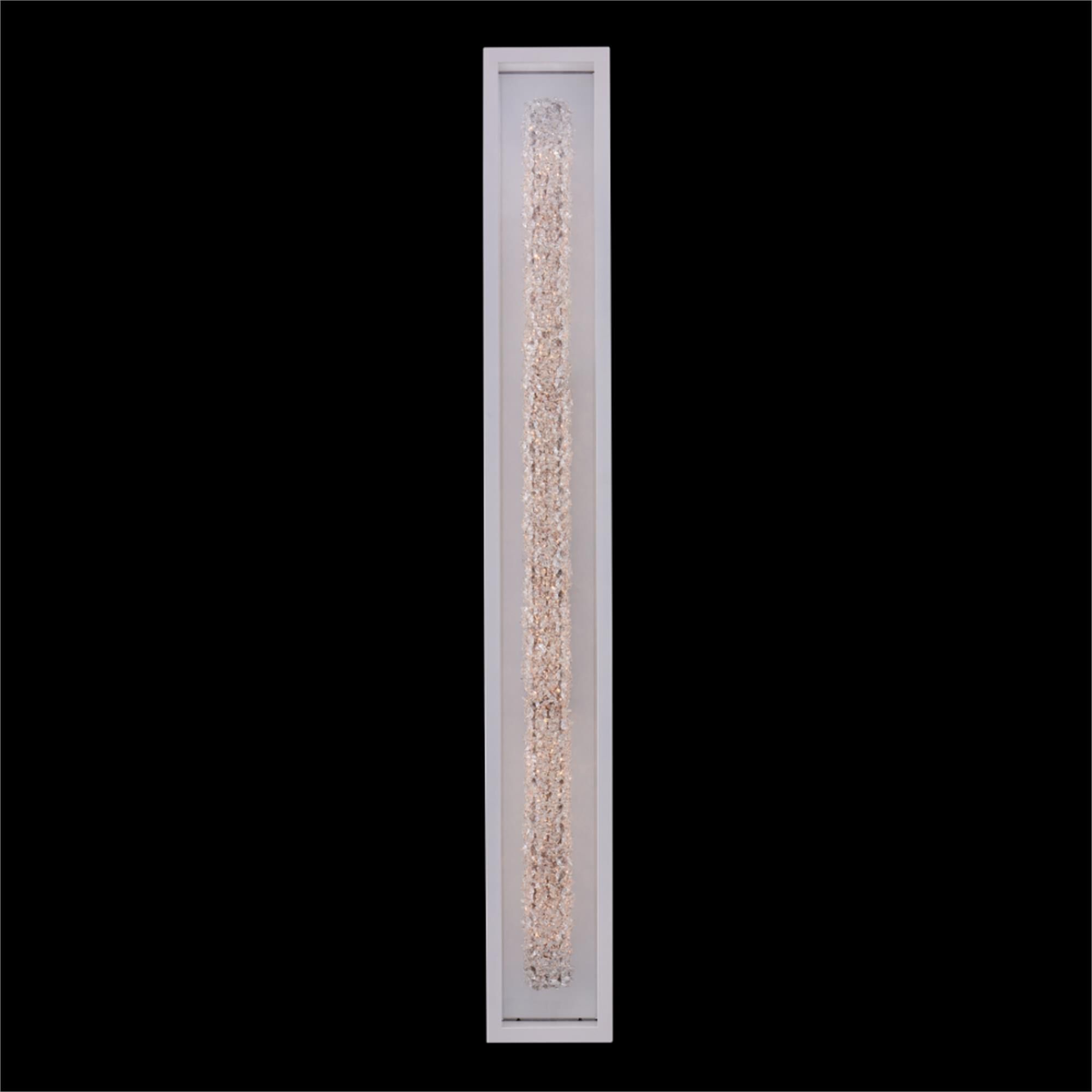 Shown in Matte White finish and Firenze Clear crystal and 0 shade