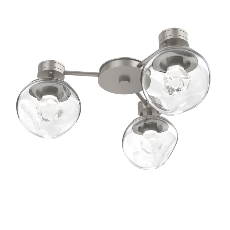 Levi Wilson Luna 23 Inch Semi Flush Mount by Hammerton Studio