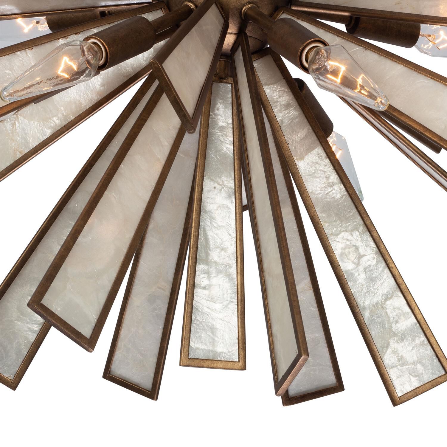 Shown in Pearlized Antique Brass finish