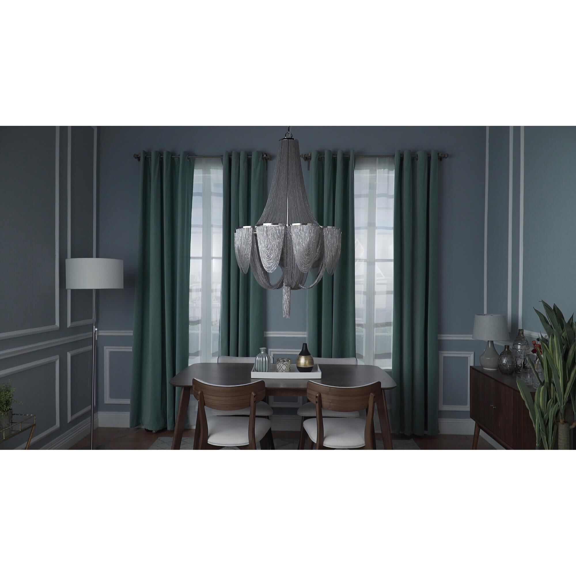 Shown in Polished Nickel finish and Metal shade