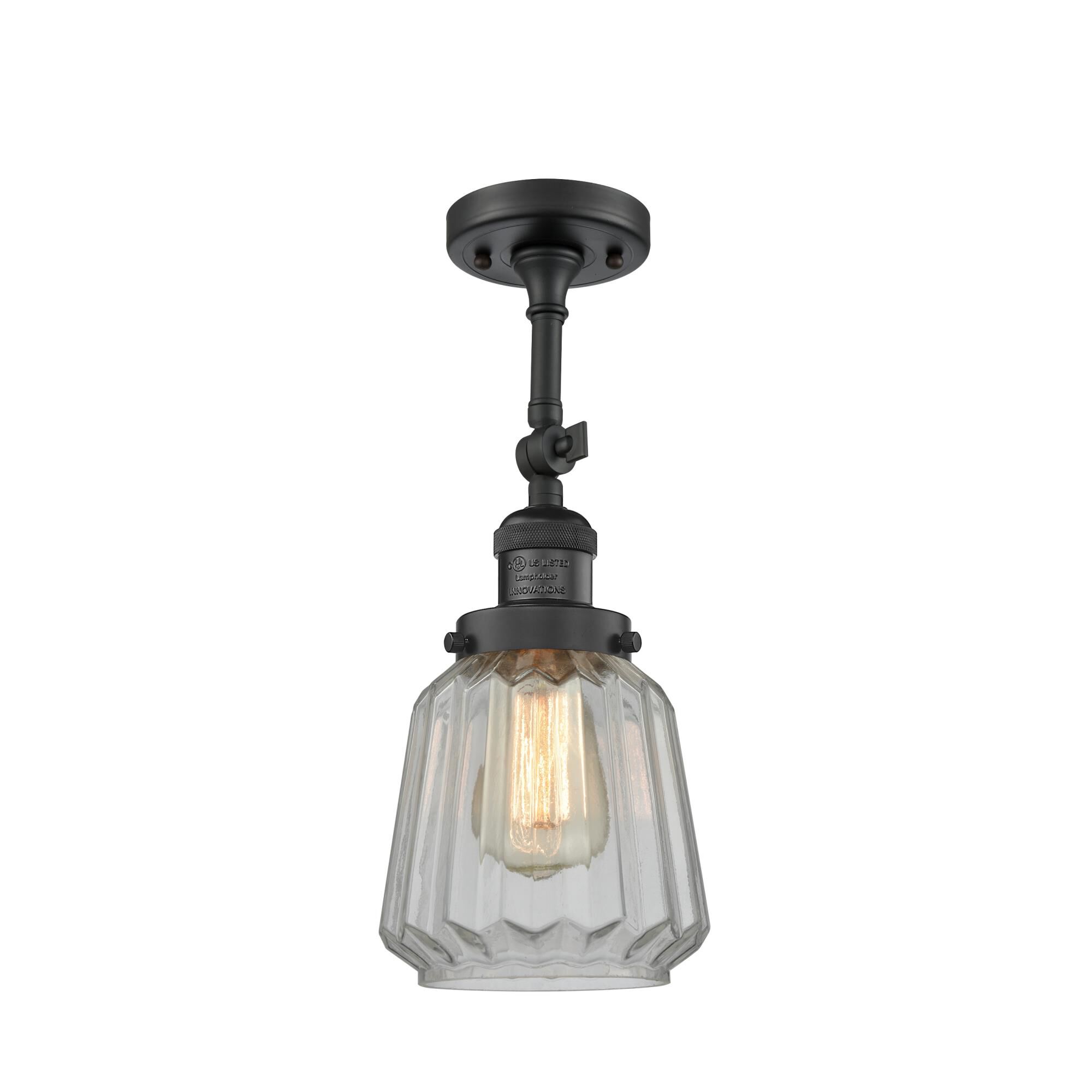 Bruno Marashlian Chatham 6 Inch 1 Light Semi Flush Mount by Innovations Lighting