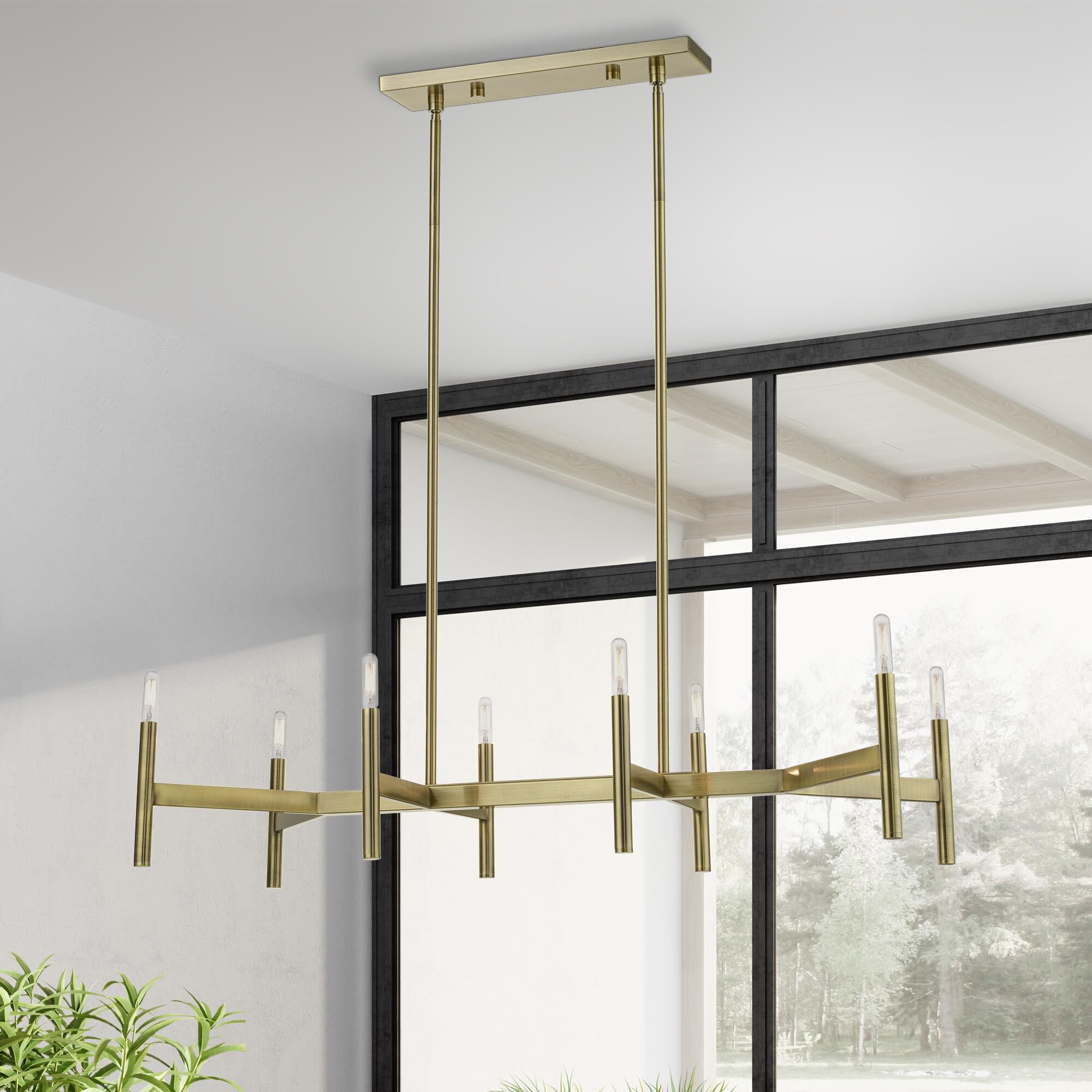 Shown in Antique Brass finish