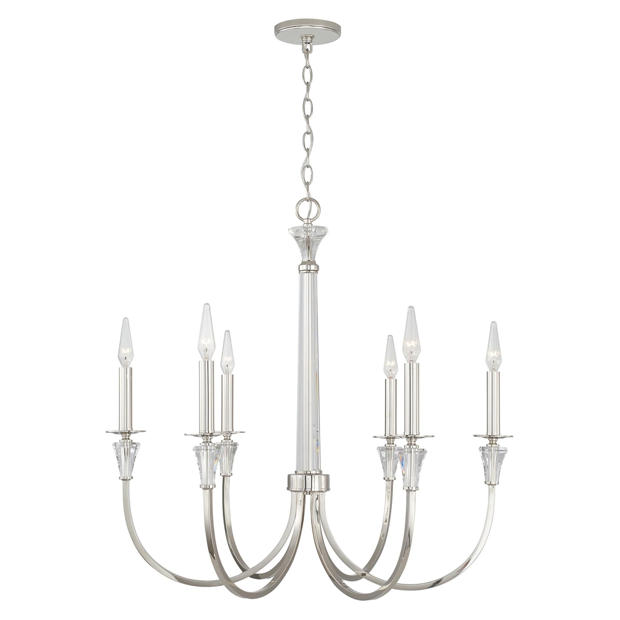 Shown in Polished Nickel finish