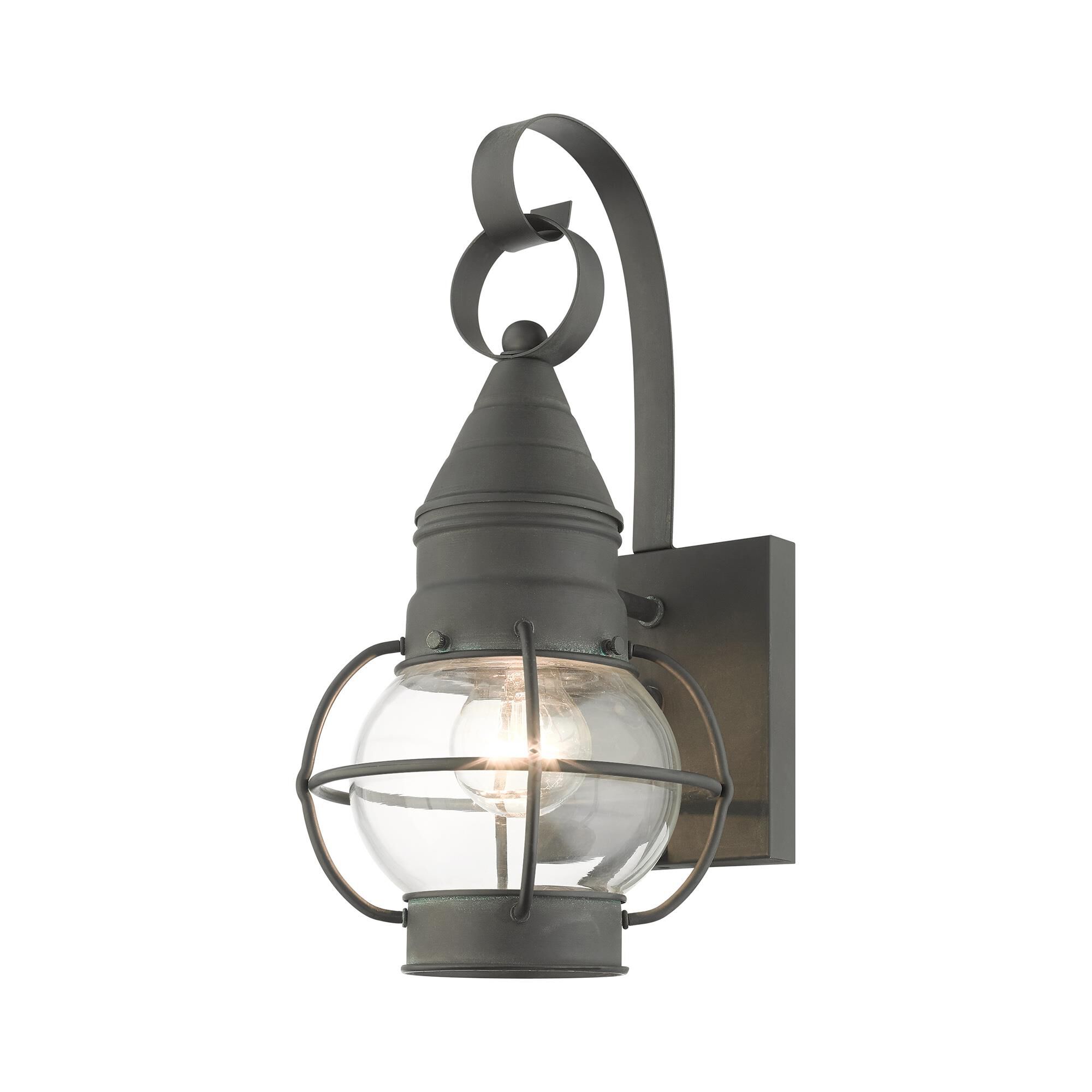 Livex Lighting Newburyport 13 Inch Tall Outdoor Wall Light