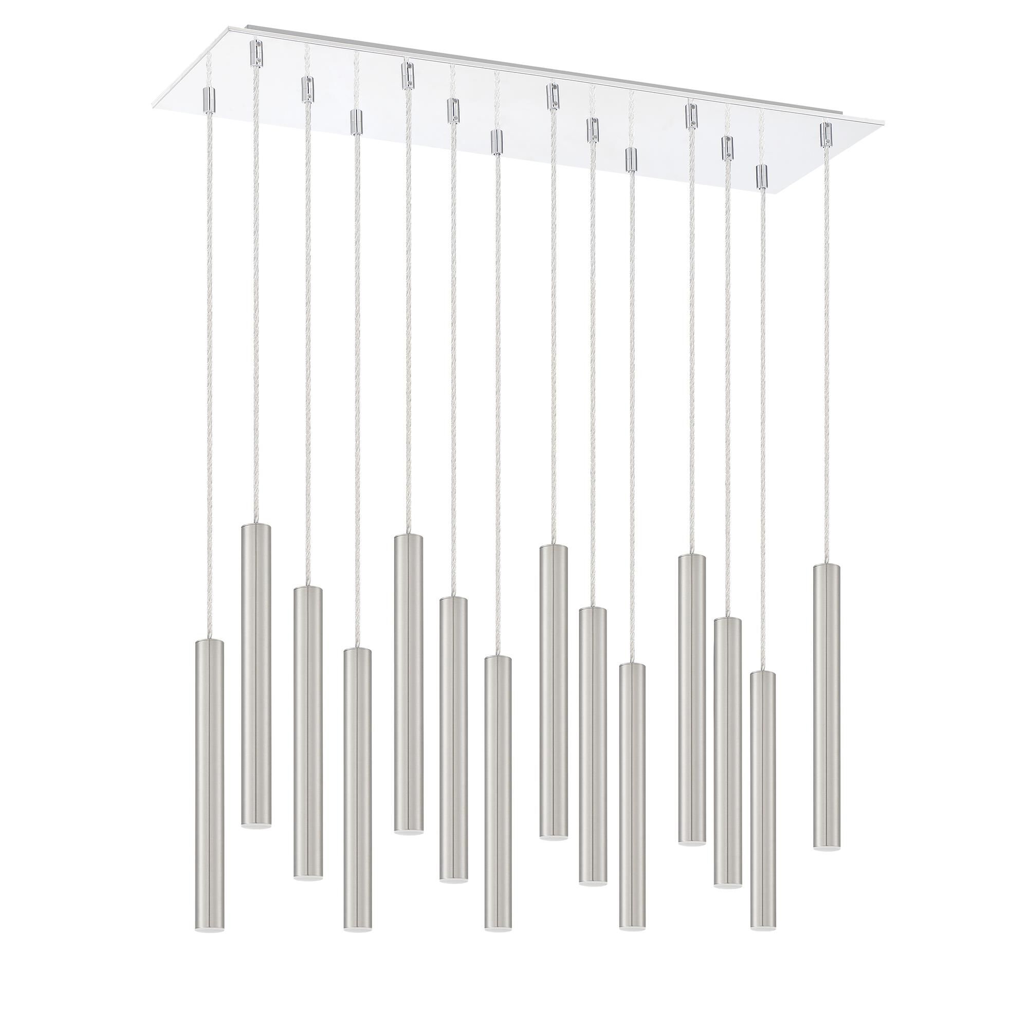 Forest 32 Inch 14 Light LED Linear Suspension Light by Z-Lite