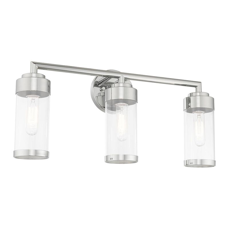 Hillcrest 23 Inch 3 Light Bath Vanity Light by Livex Lighting