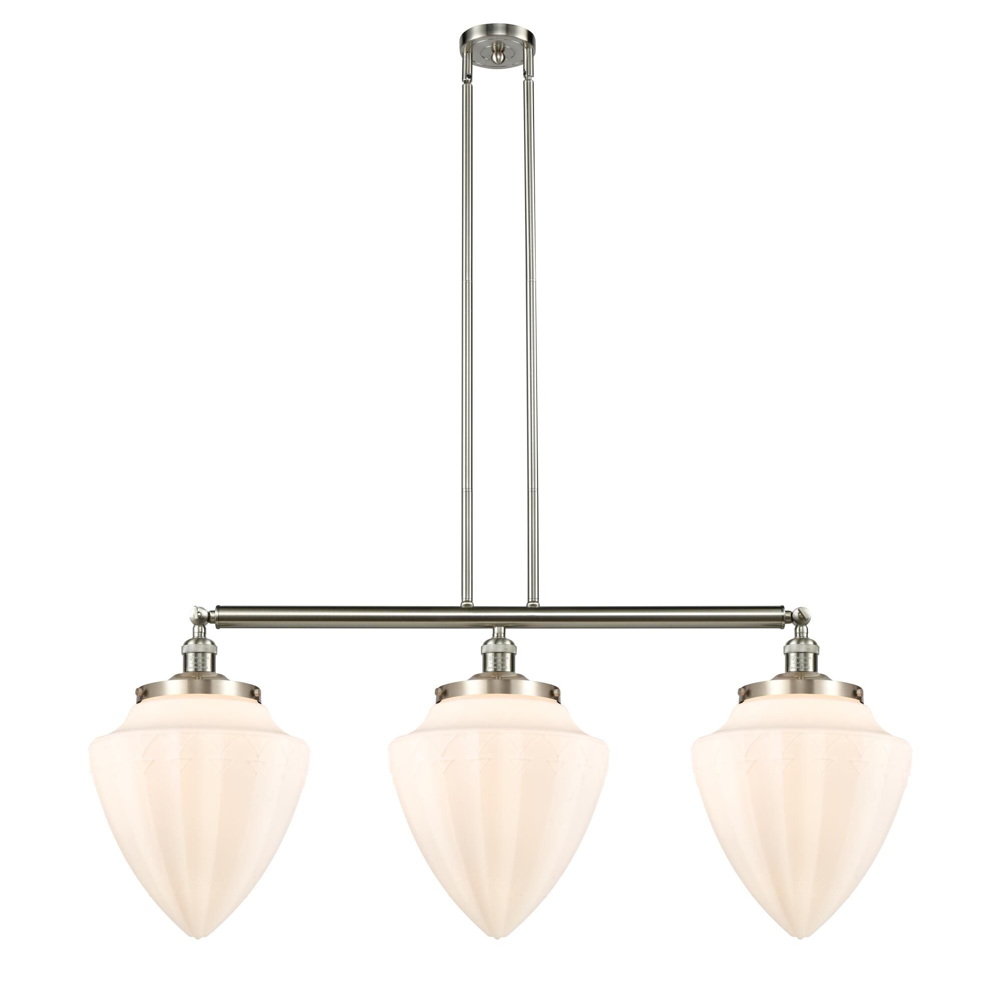 Bruno Marashlian Bullet 40 Inch 3 Light Linear Suspension Light by Innovations Lighting