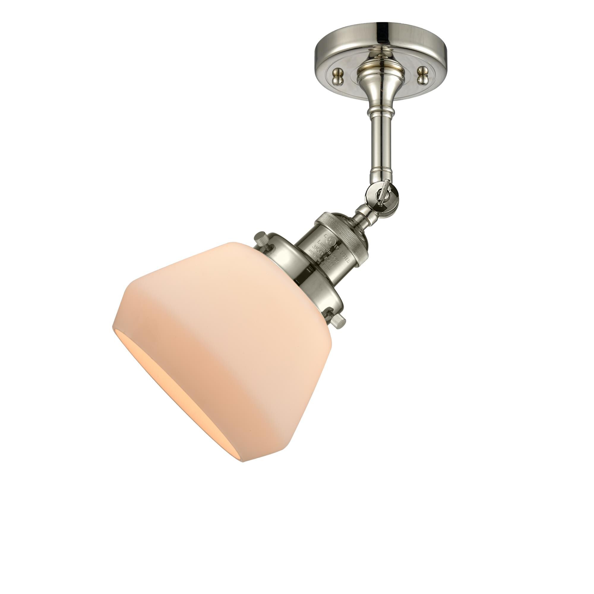 Bruno Marashlian Fulton 7 Inch 1 Light Semi Flush Mount by Innovations Lighting