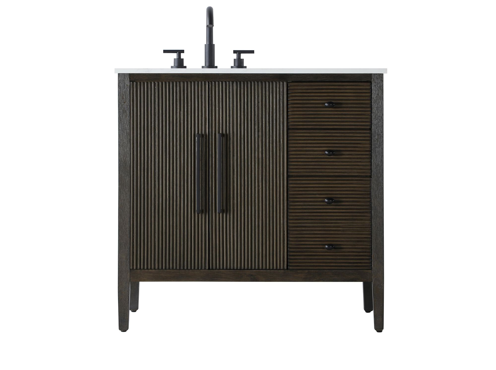 Shown in Chocolate Oak finish