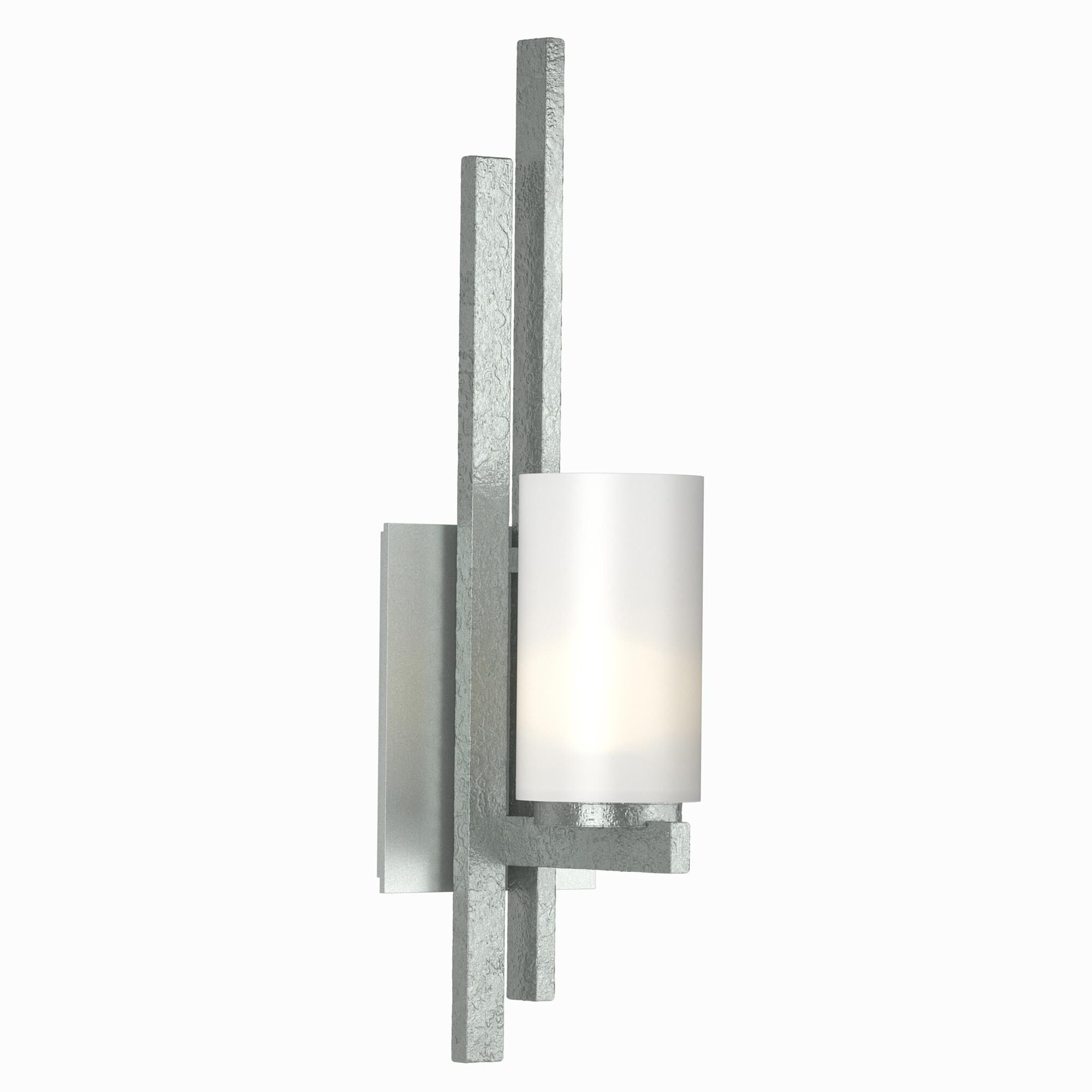 Shown in Vintage Platinum finish and Opal  glass