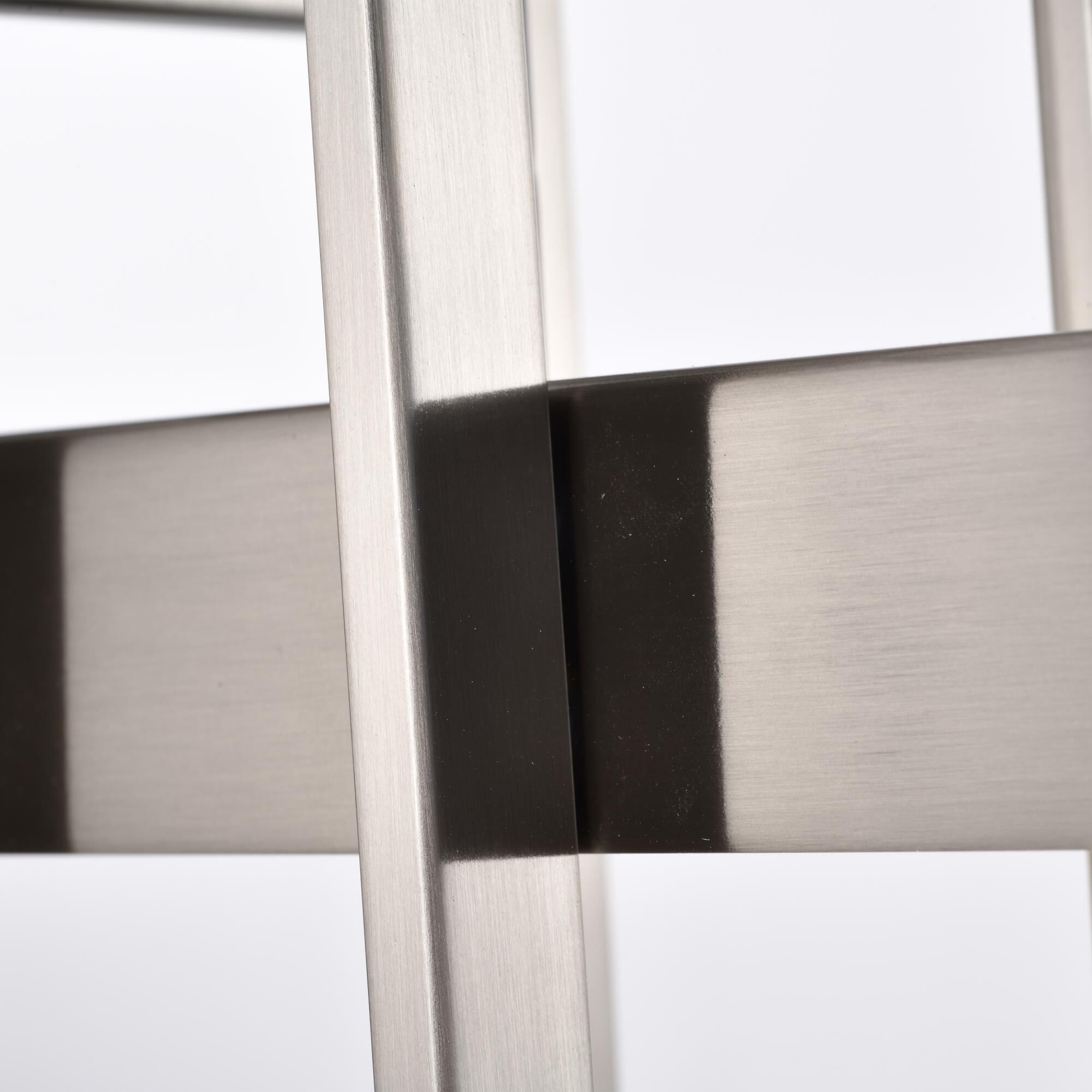 Shown in Brushed Nickel finish and Frosted glass