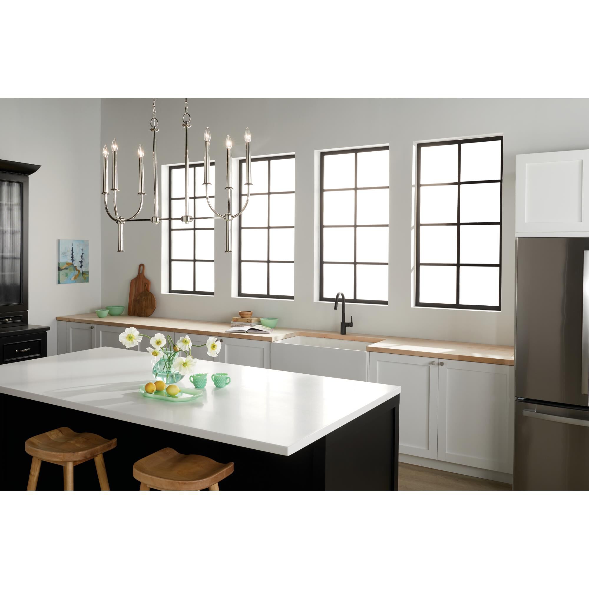 Shown in Polished Nickel finish