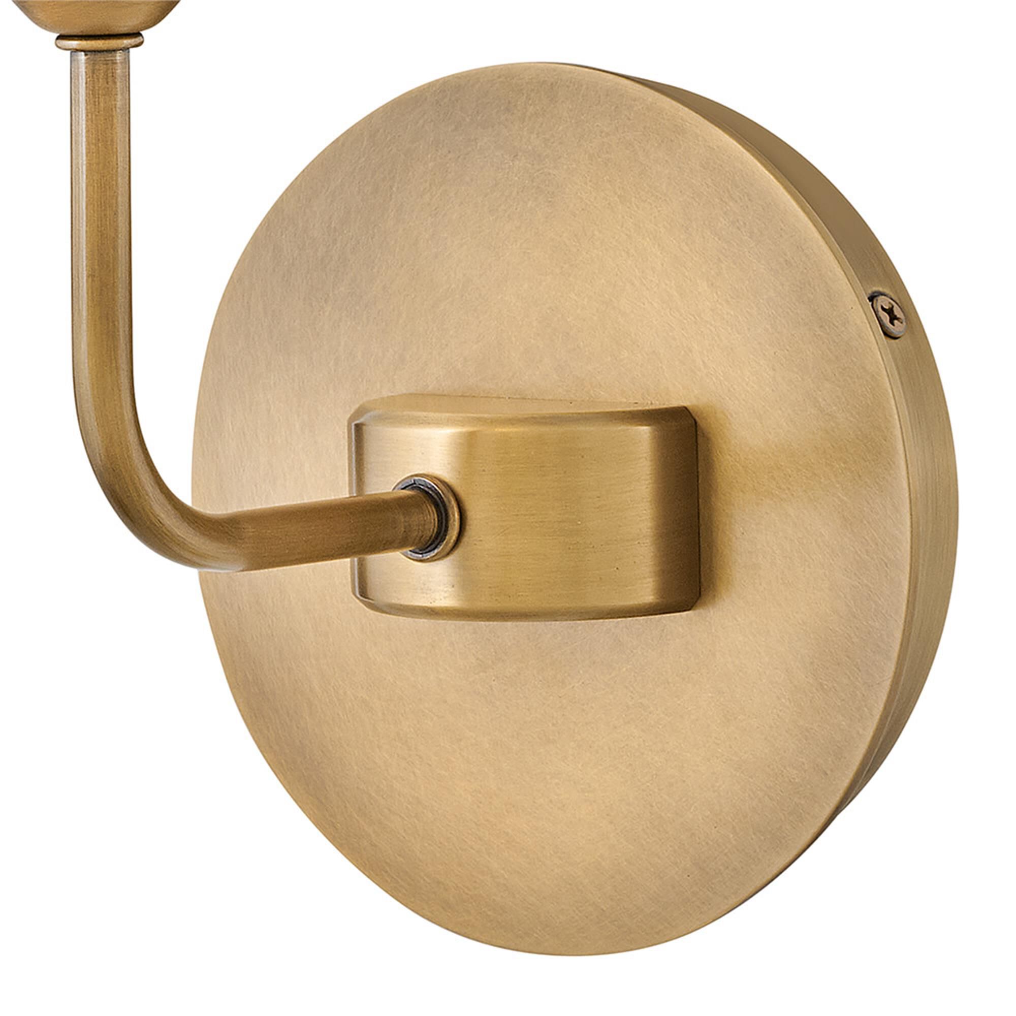 Shown in Heritage Brass finish and Natural Paper shade
