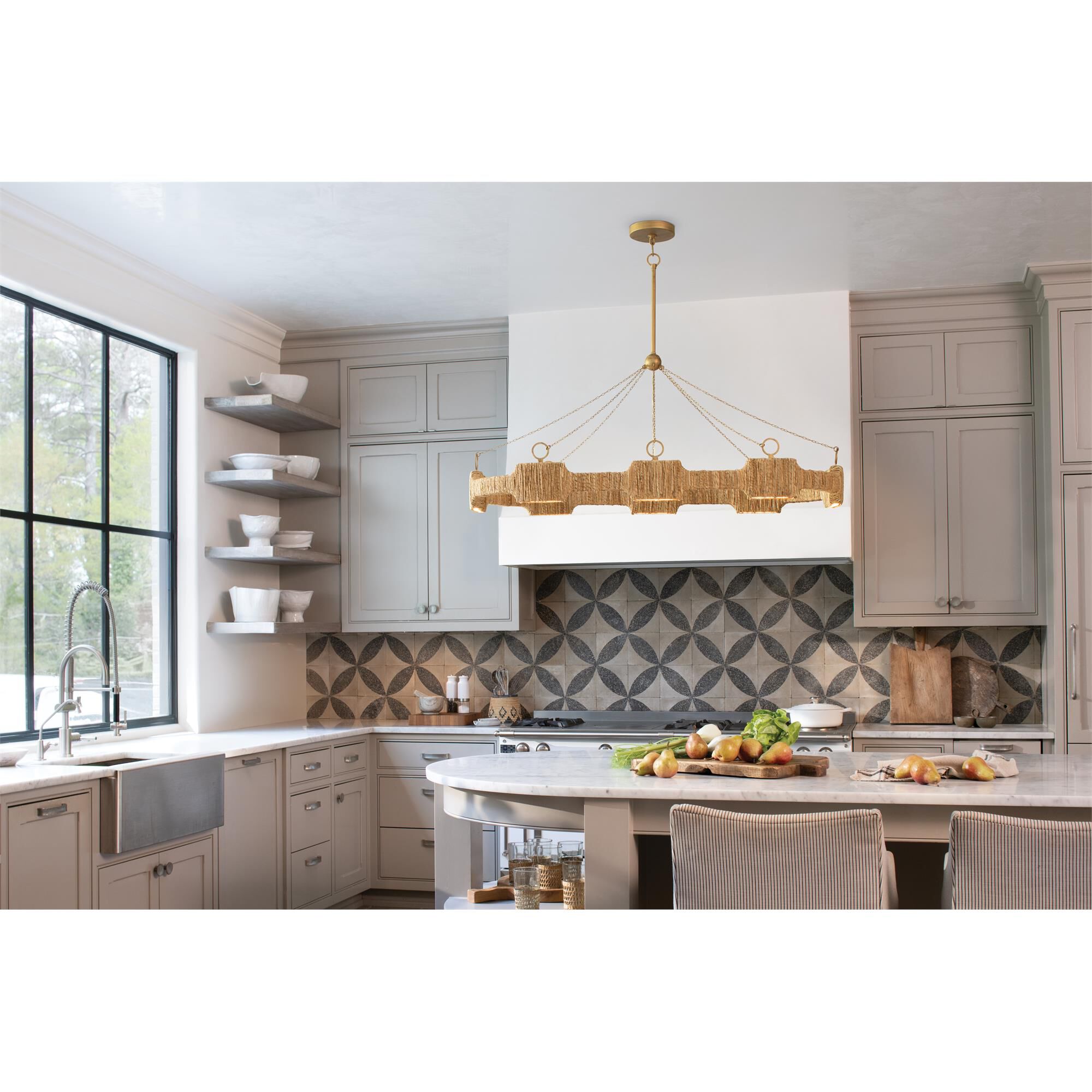 Lisa McDennon Raffi Medium Linear Chandelier,