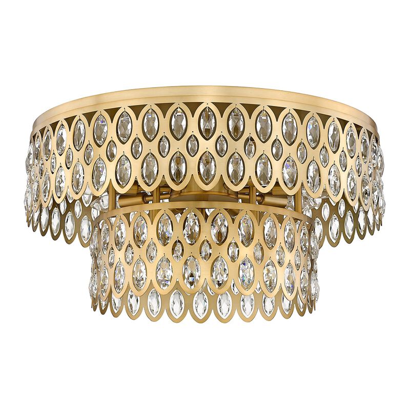 Dealey 24 Inch 12 Light Flush Mount by Z-Lite