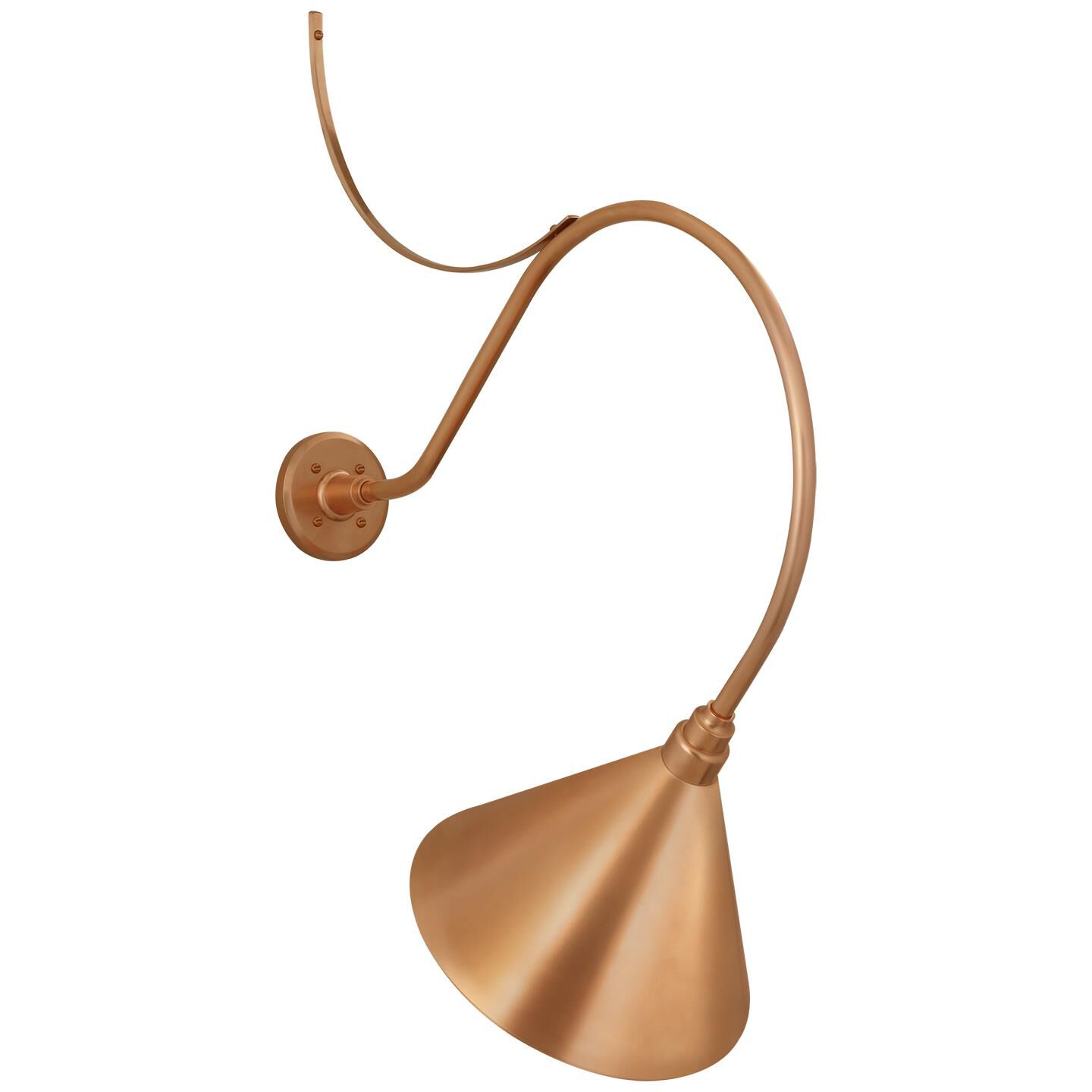 Shown in Soft Copper finish and Copper shade