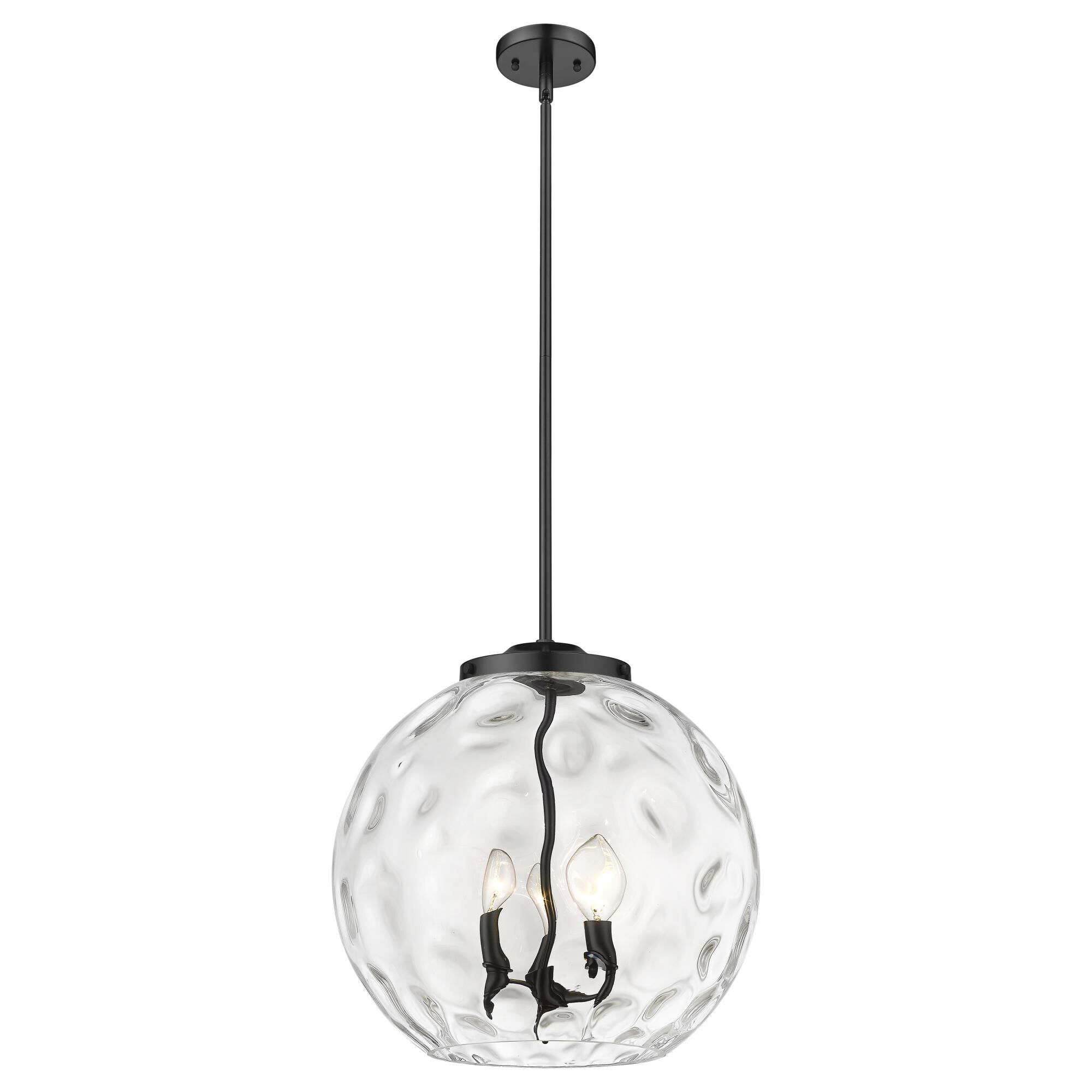 Shown in Matte Black finish and Clear Water glass