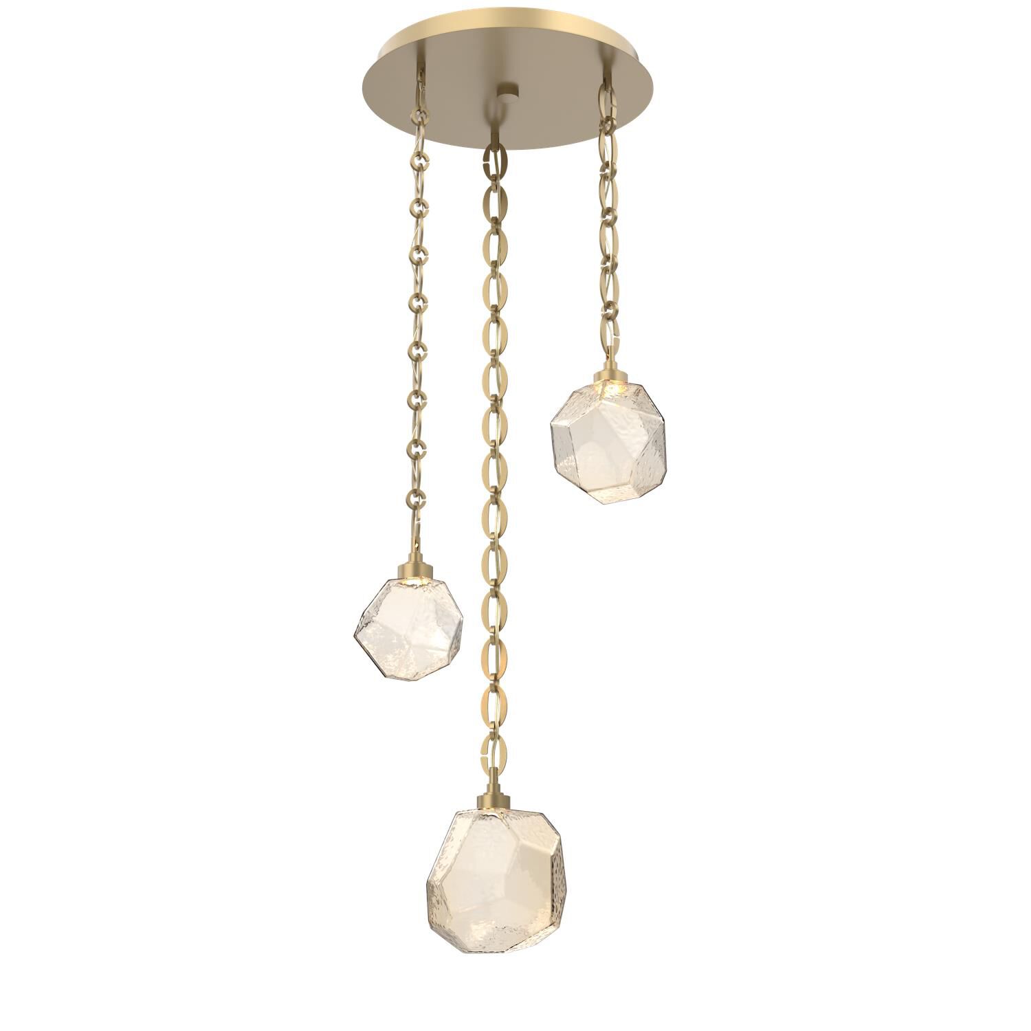 Levi Wilson Gem 21 Inch Multi Light Pendant by Hammerton Studio