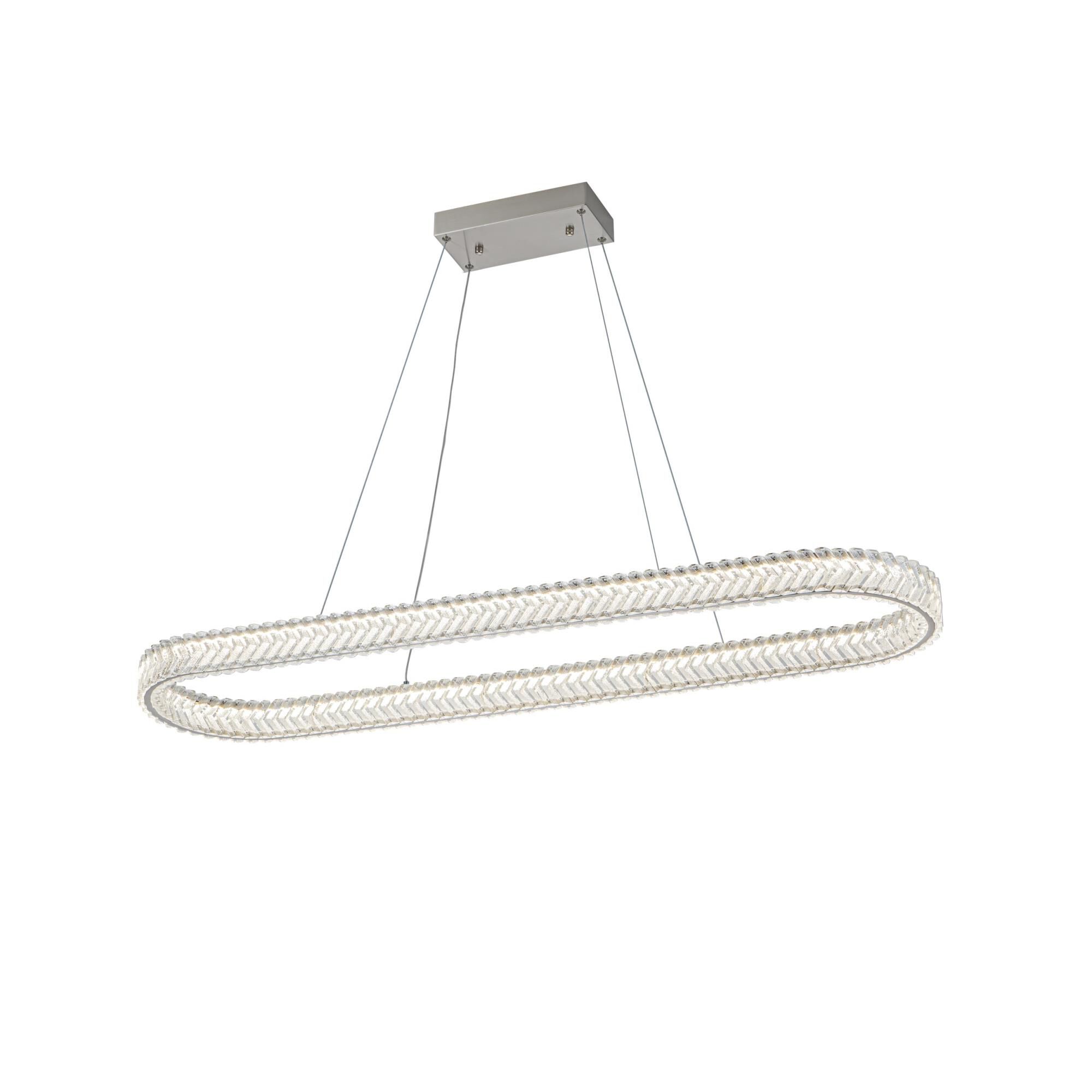 Chevron 47 Inch Linear Suspension Light by Artcraft