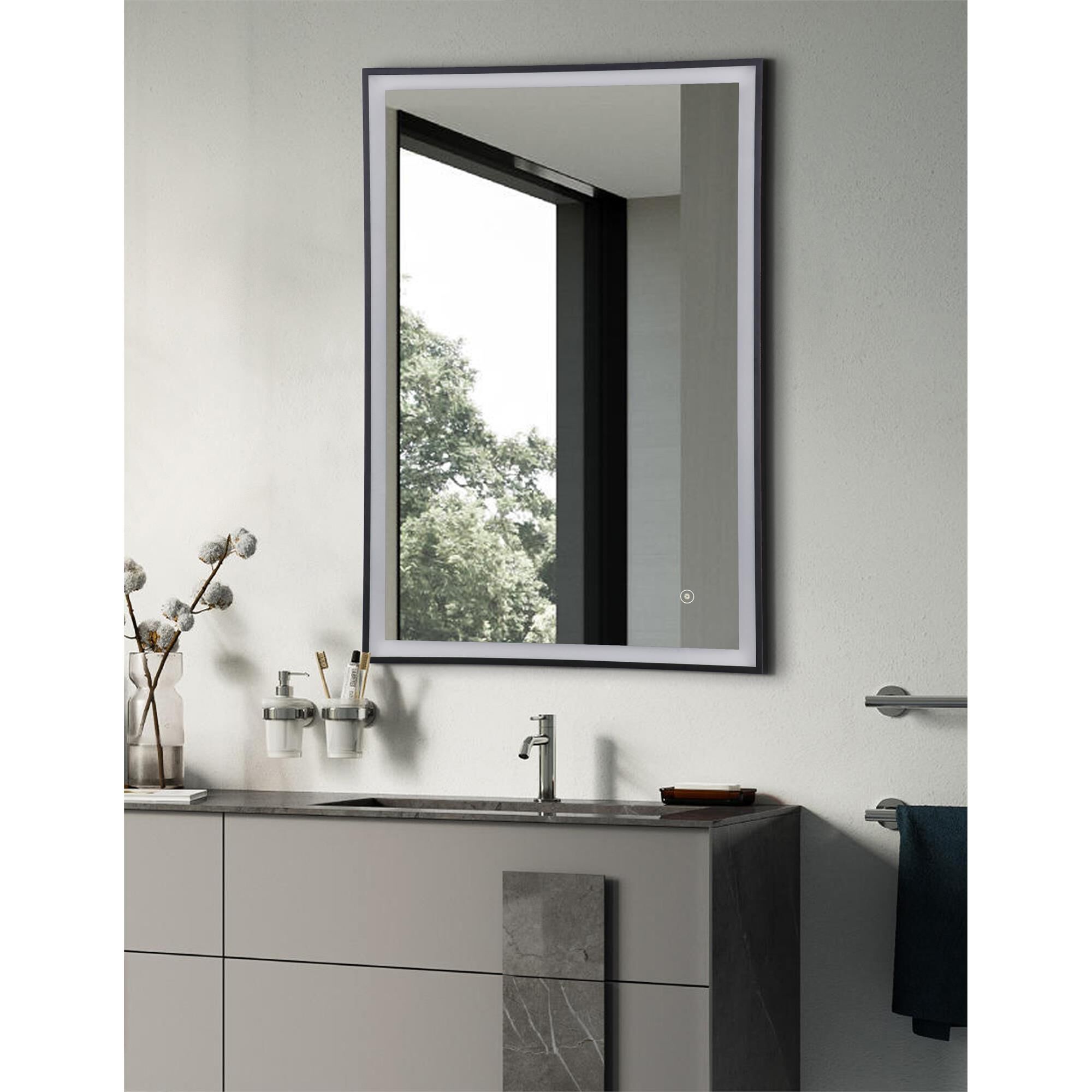 36 Inch LED Lighted Mirror,