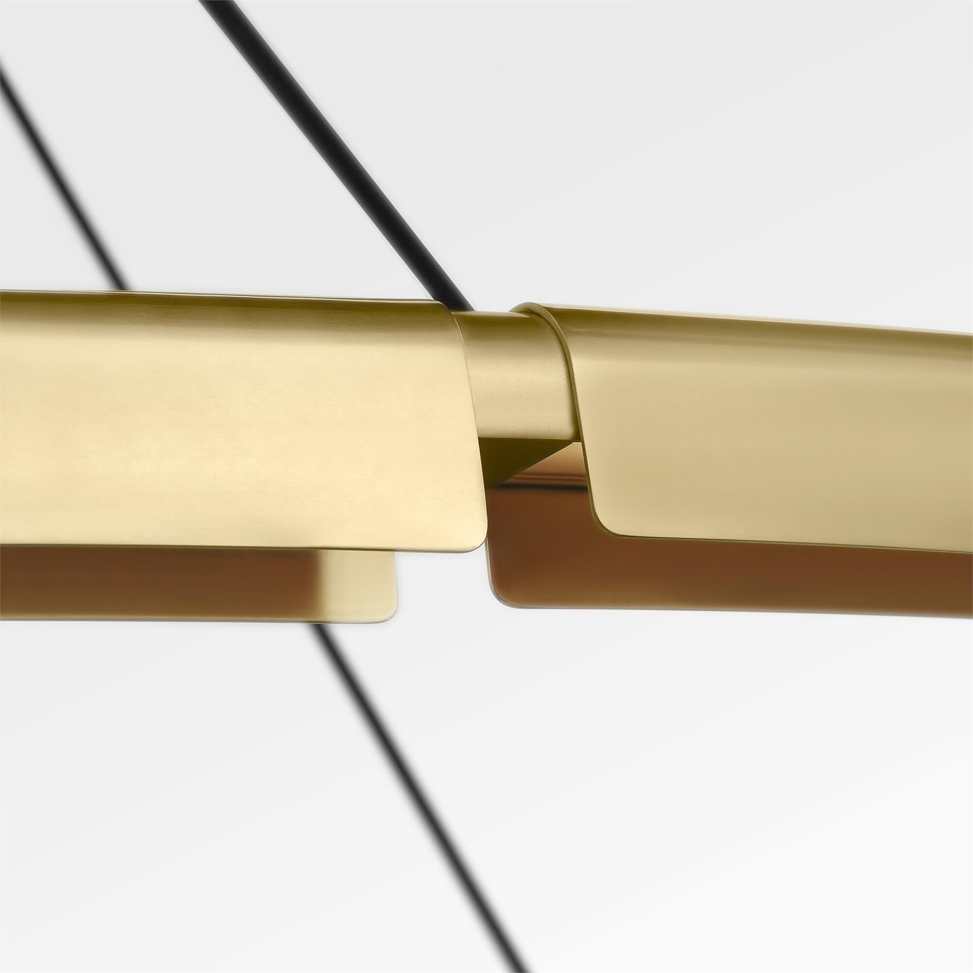 Shown in Hand-Rubbed Antique Brass finish and Brass shade