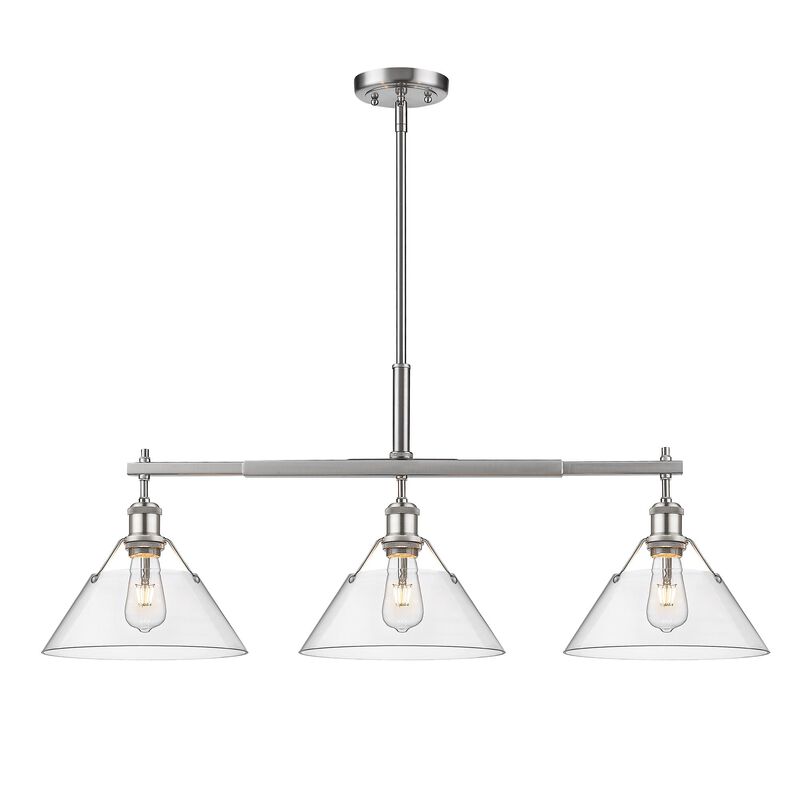 Orwell 36 Inch Linear Suspension Light by Golden Lighting
