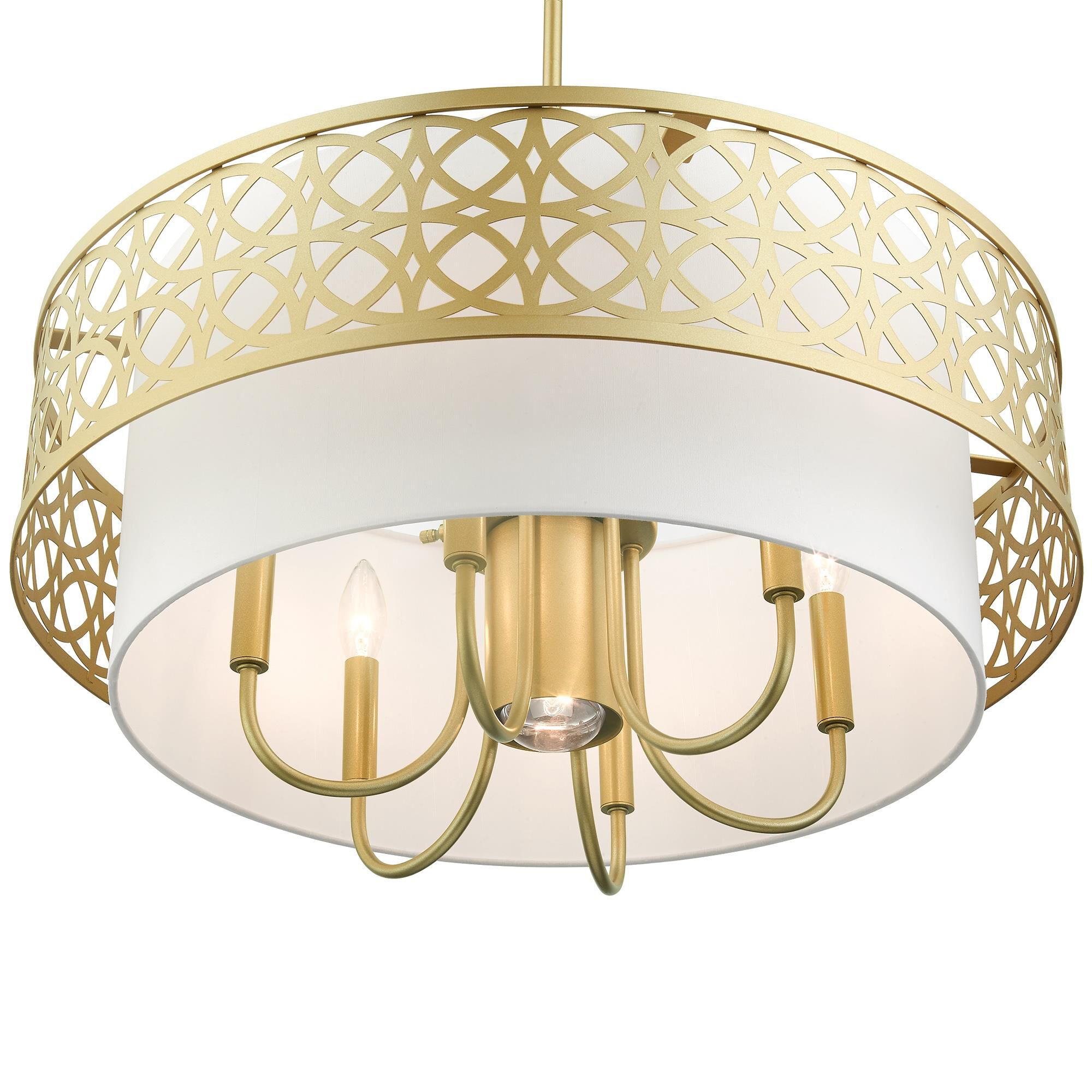 Calinda Large Pendant by Livex Lighting