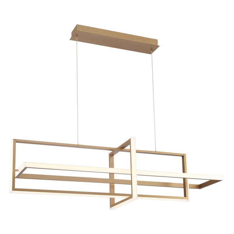 Bordo Medium Linear Chandelier by Eurofase Lighting