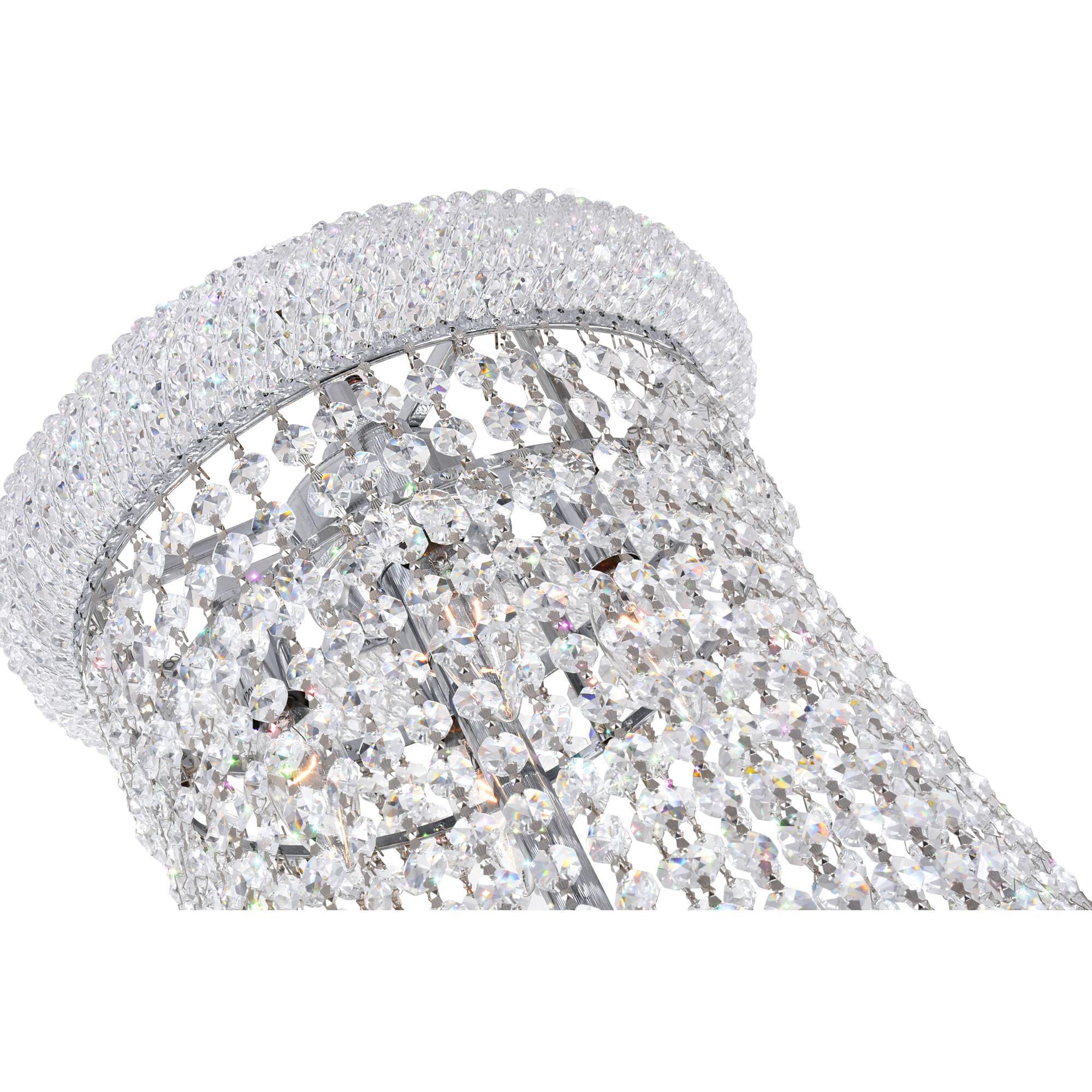 Shown in Chrome finish and K9 Clear crystal