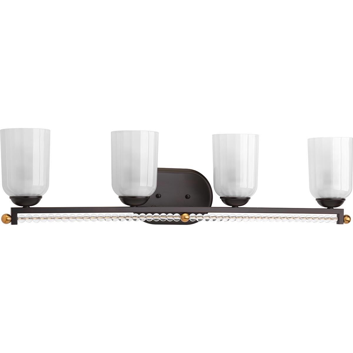 Carlyn 31 Inch 4 Light Bath Vanity Light by Progress Lighting