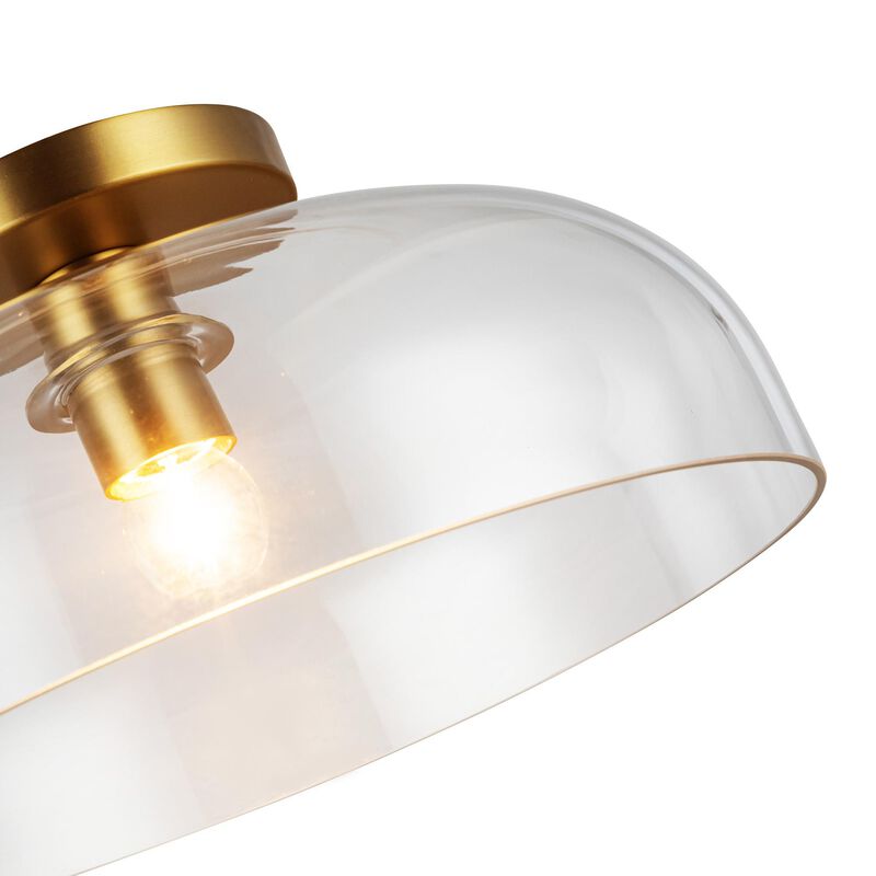 Sylvia 12 Inch Semi Flush Mount by Alora Mood