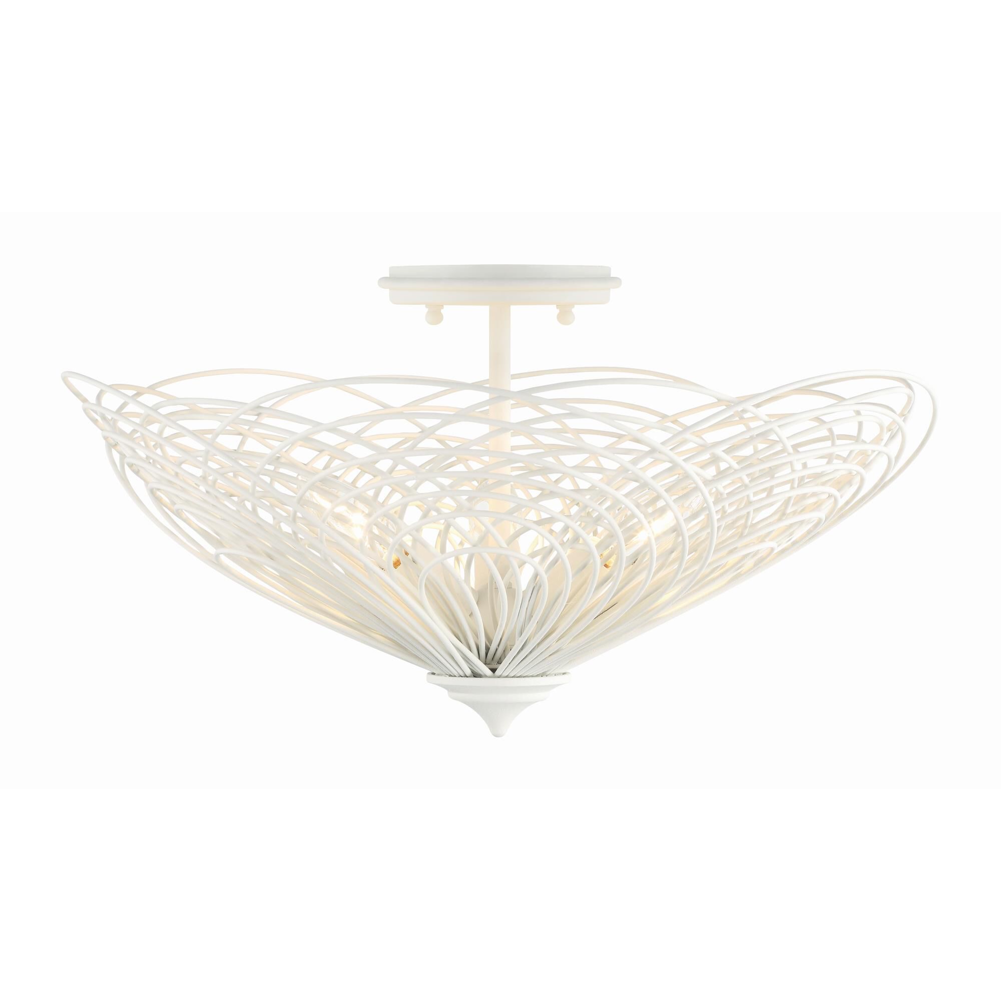 Doral Semi Flush Mount by Crystorama