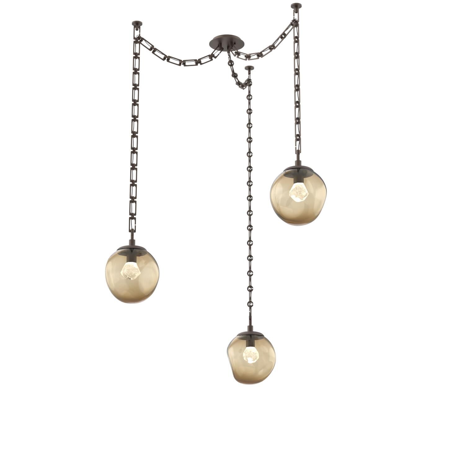 Levi Wilson Aster 19 Inch Multi Pendant Light by Hammerton Studio