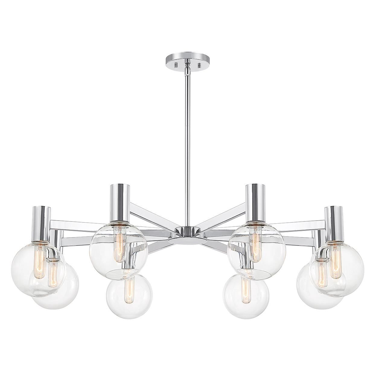 Wright 40 Inch 8 Light Chandelier by Savoy House