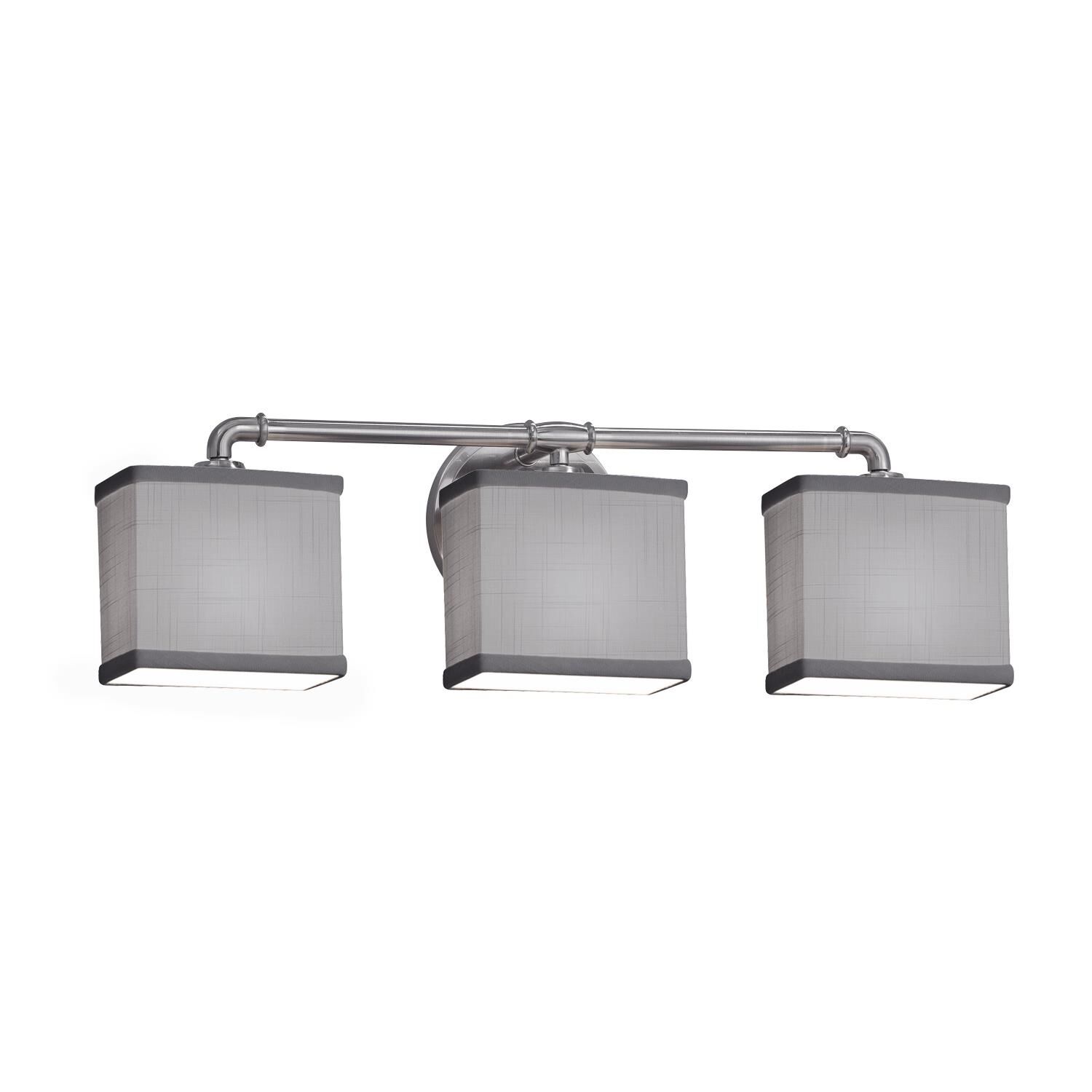 Textile 25 Inch 3 Light Bath Vanity Light by Justice Design Group