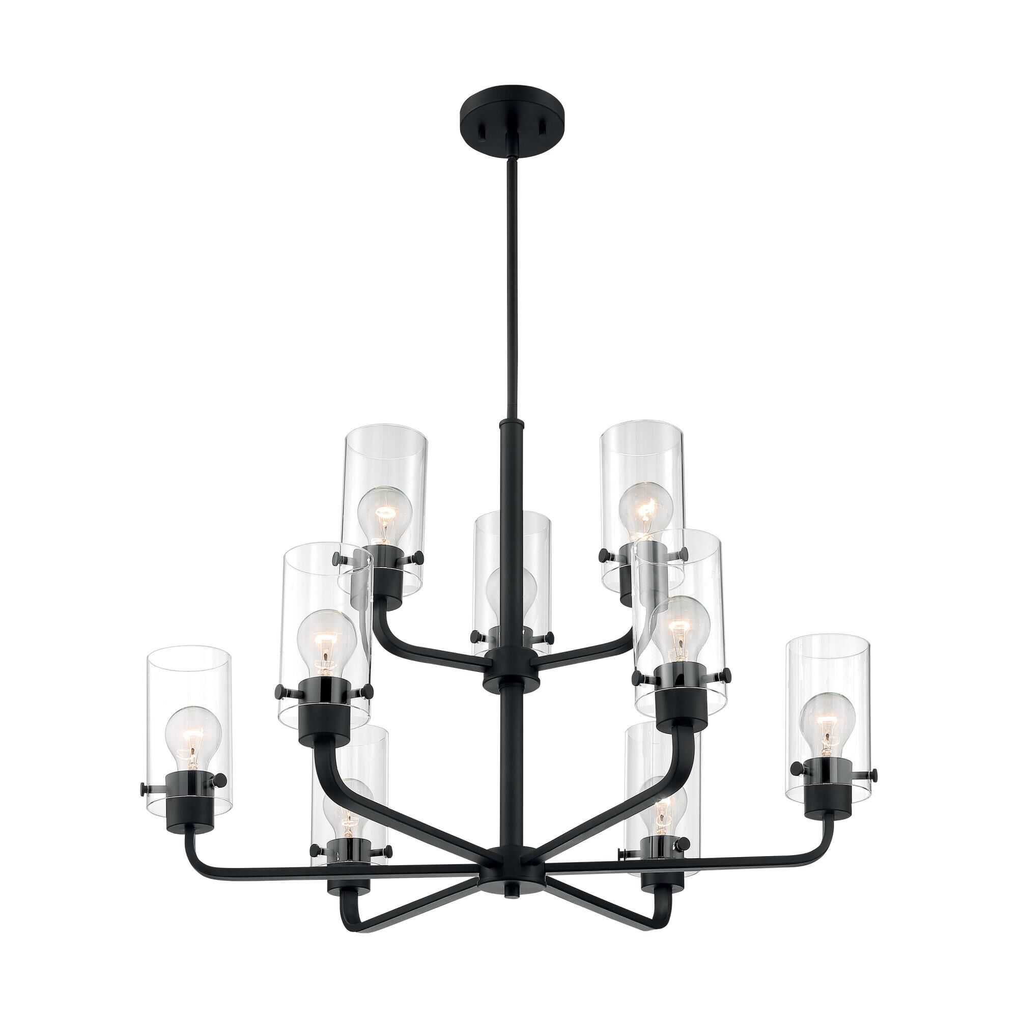 Sommerset 30 Inch 9 Light Chandelier by Nuvo Lighting